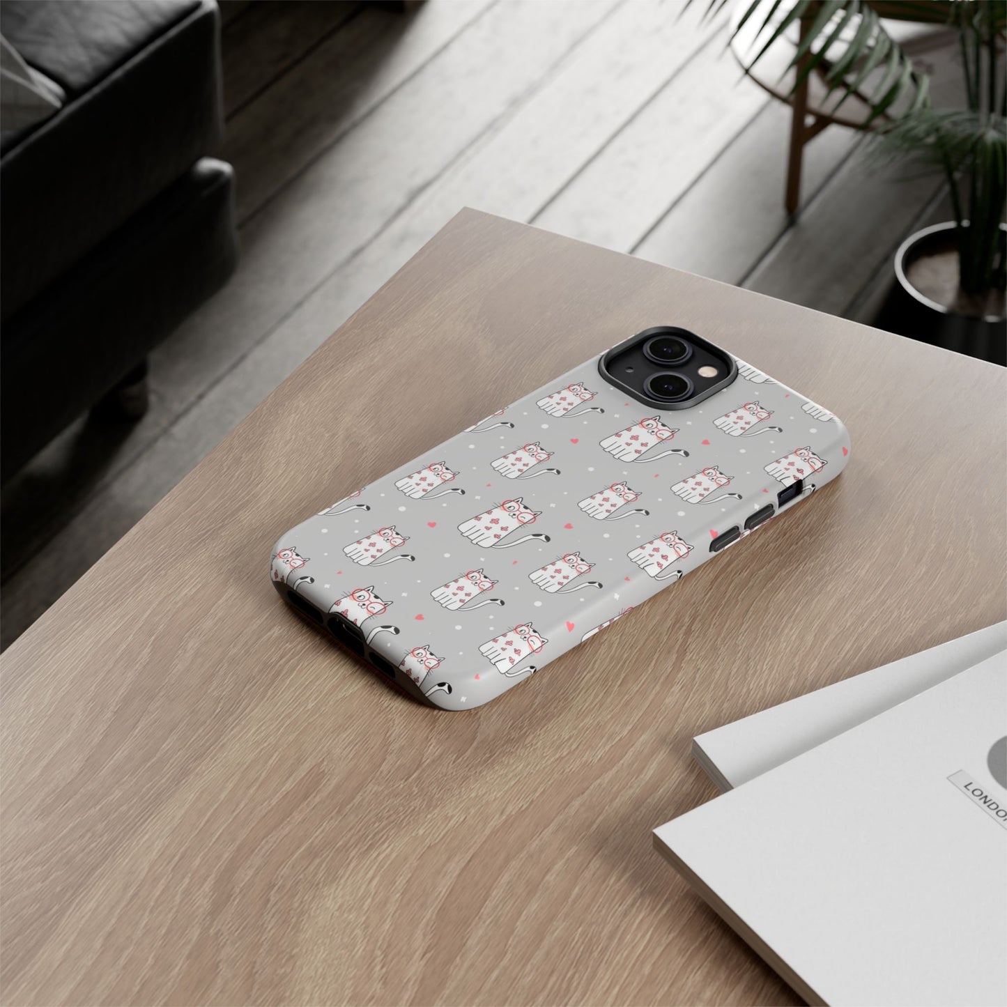 Durable Tough Phone Case, Stylish Glossy Cover, Trendy Cute Design, Perfect for Smartphone Use