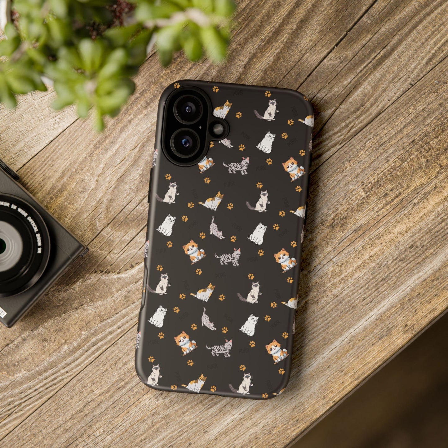 Durable Tough Phone Case, Stylish Glossy Finish, Trendy Cute Design, Everyday Protection for Smartphones