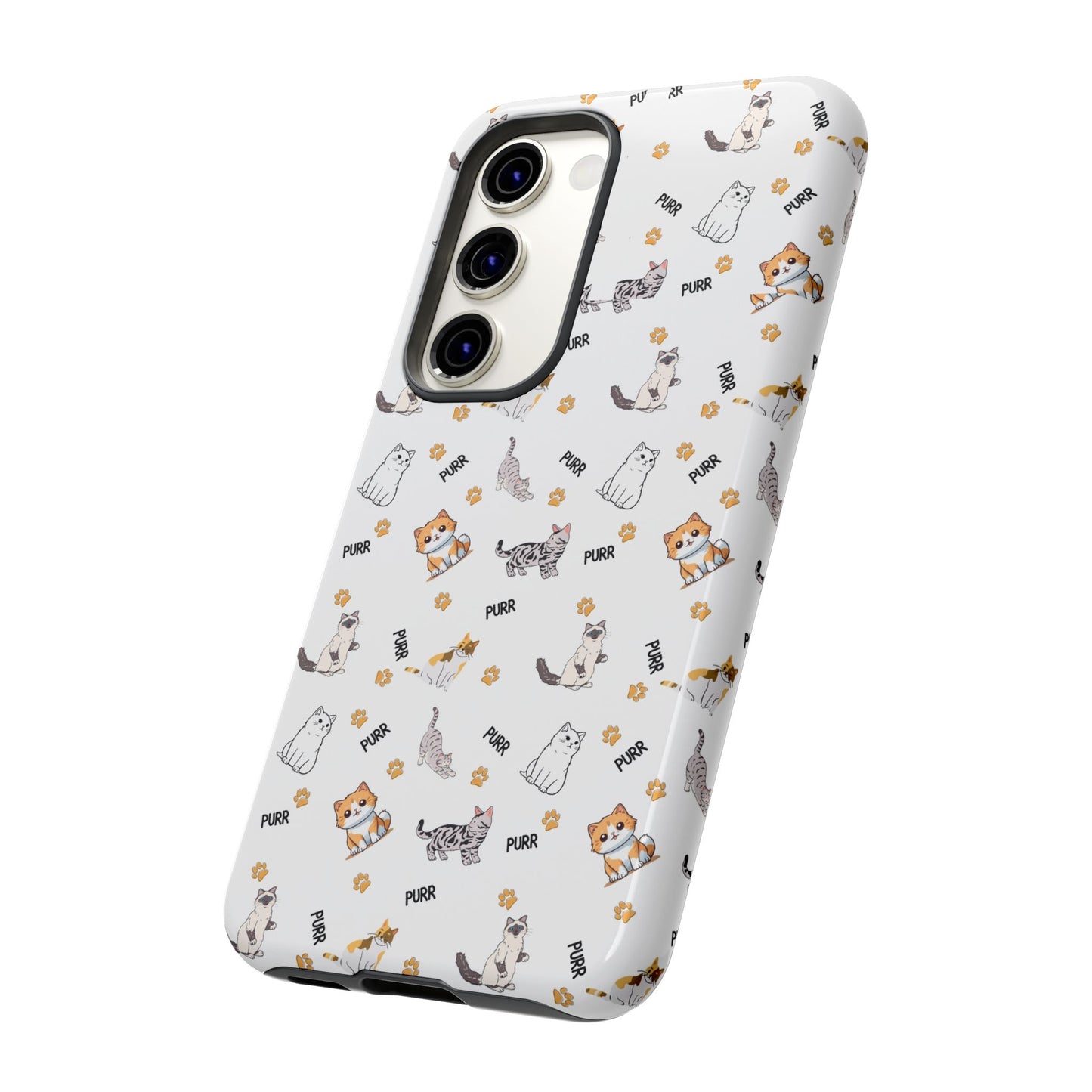 Tough Phone Case, Glossy Finish, Trendy and Cute, Durable Smartphone Protection for Daily Us