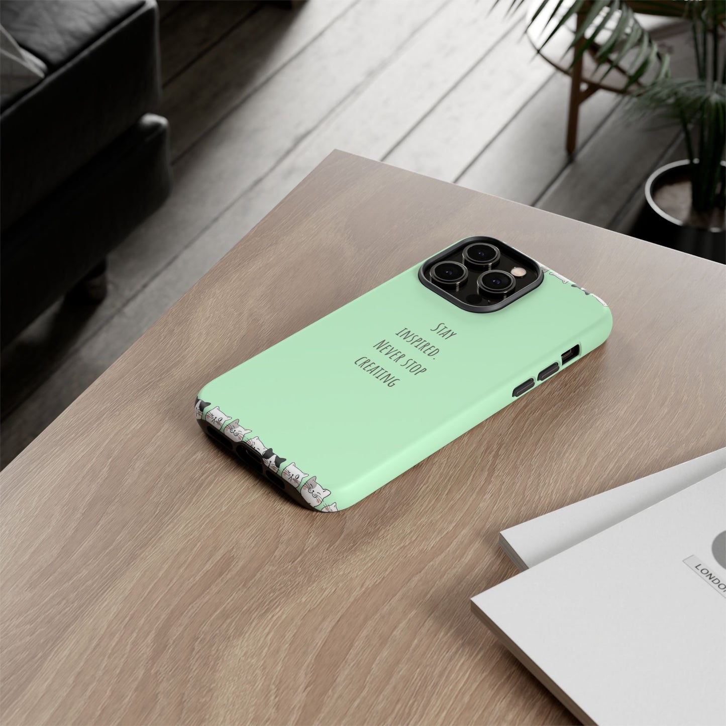 Tough Phone Case, Trendy Durable Glossy Finish, Stylish and Cute Smartphone Cover for Daily Use