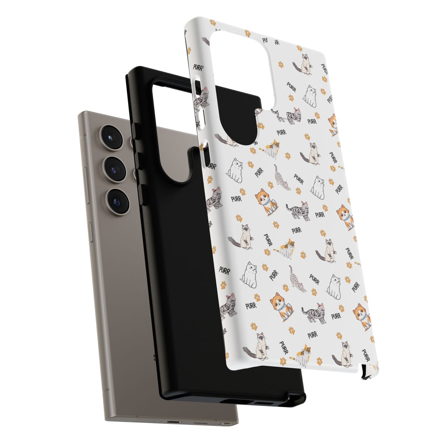 Tough Phone Case, Glossy Finish, Trendy and Cute, Durable Smartphone Protection for Daily Us