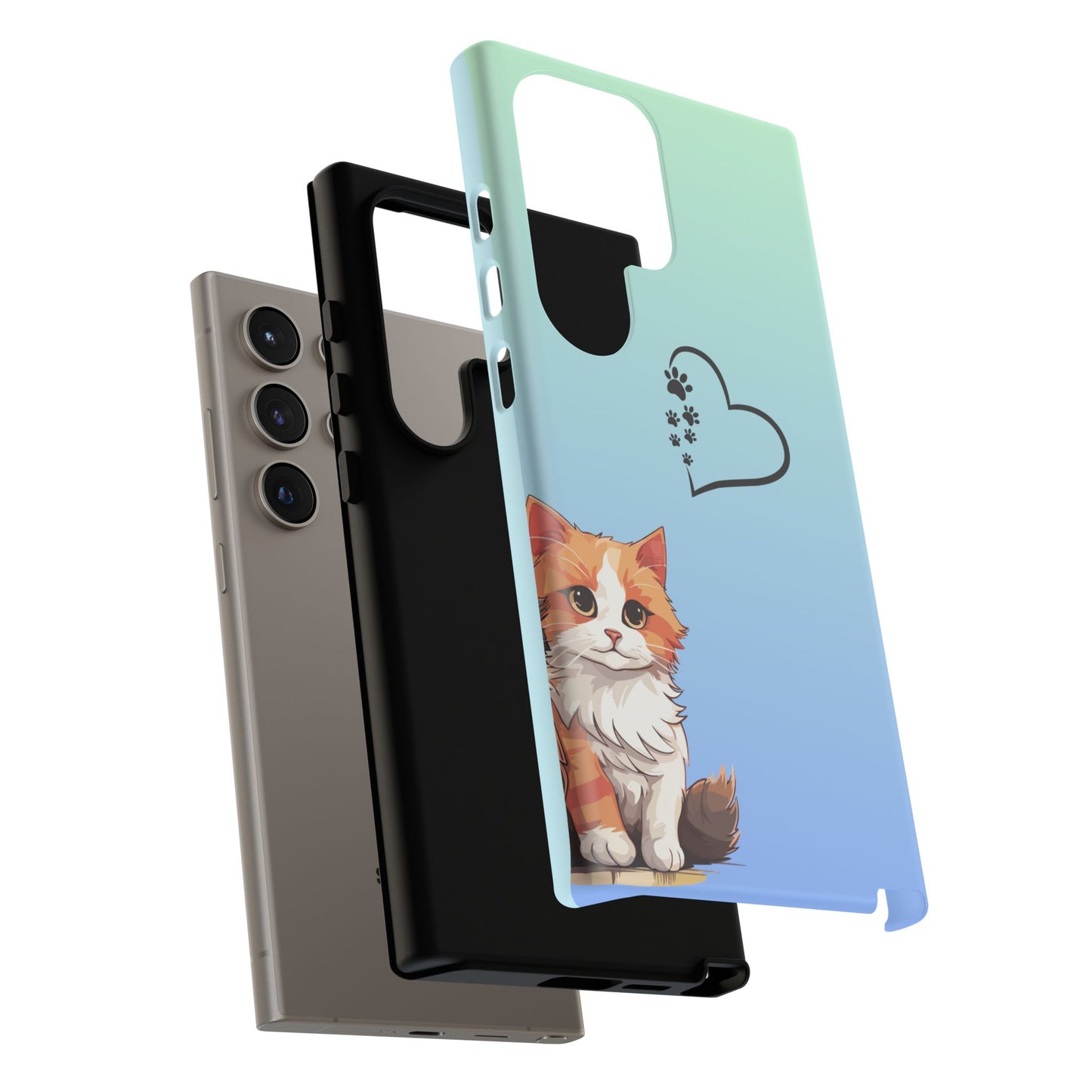 Trendy Tough Phone Case, Glossy Finish, Durable and Stylish, Cute Design for Smartphone Protection