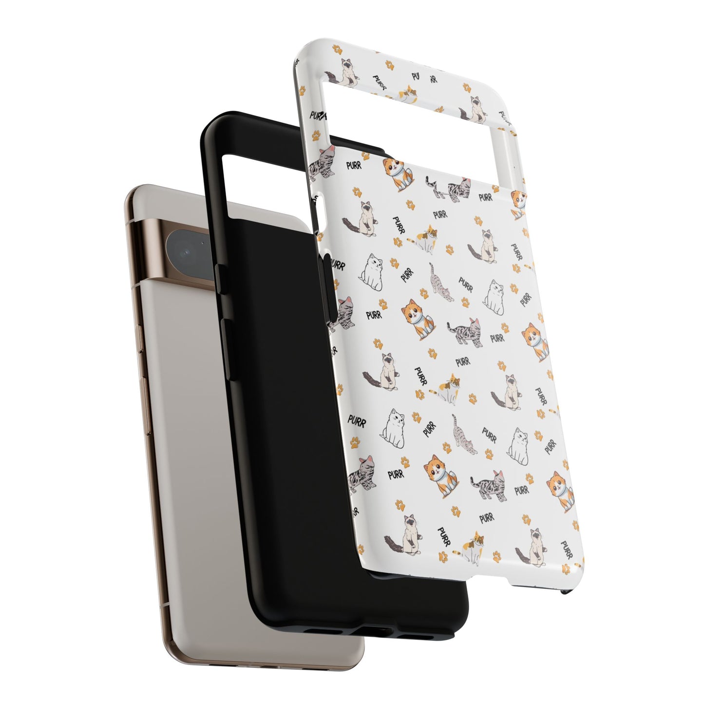 Tough Phone Case, Glossy Finish, Trendy and Cute, Durable Smartphone Protection for Daily Us