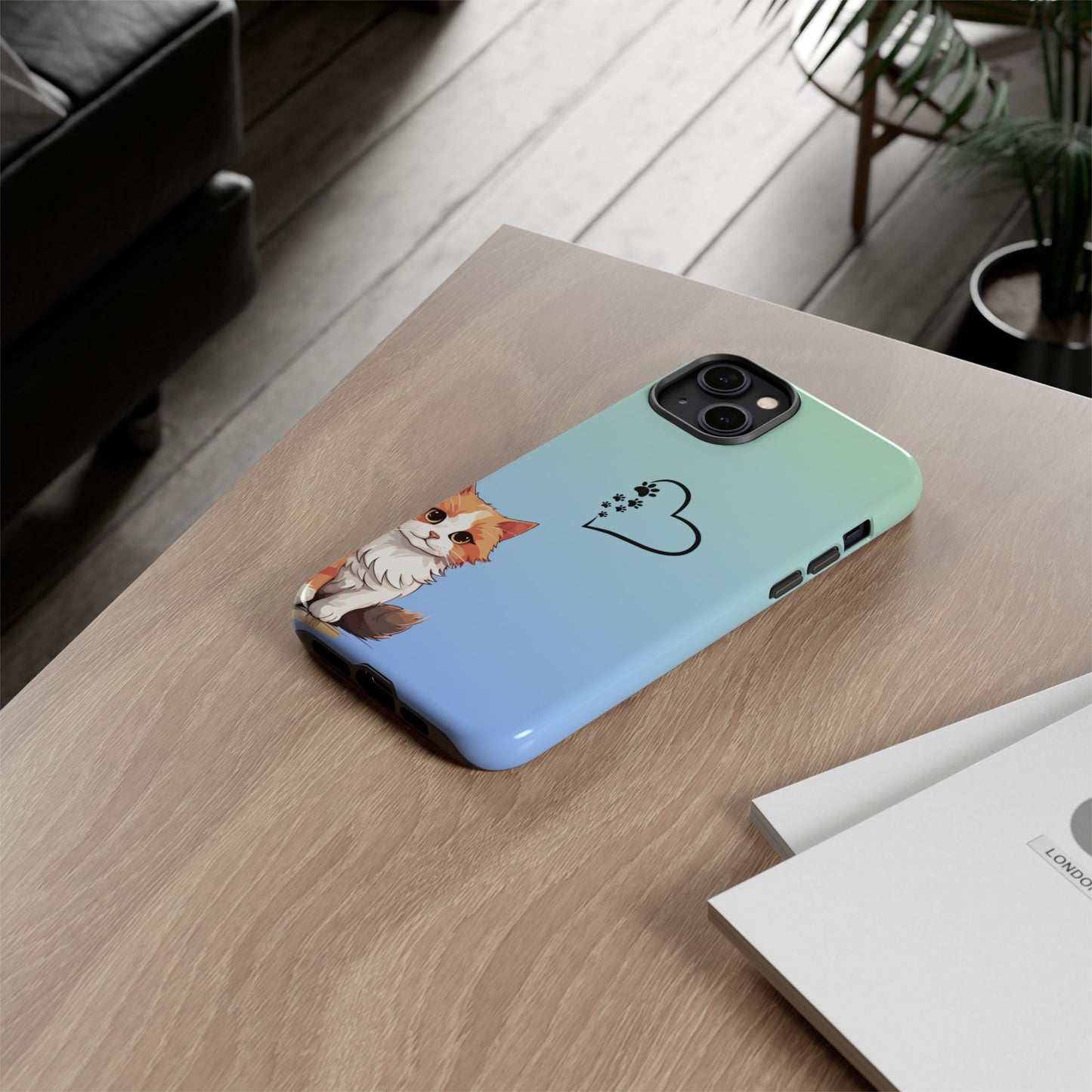 Trendy Tough Phone Case, Glossy Finish, Durable and Stylish, Cute Design for Smartphone Protection