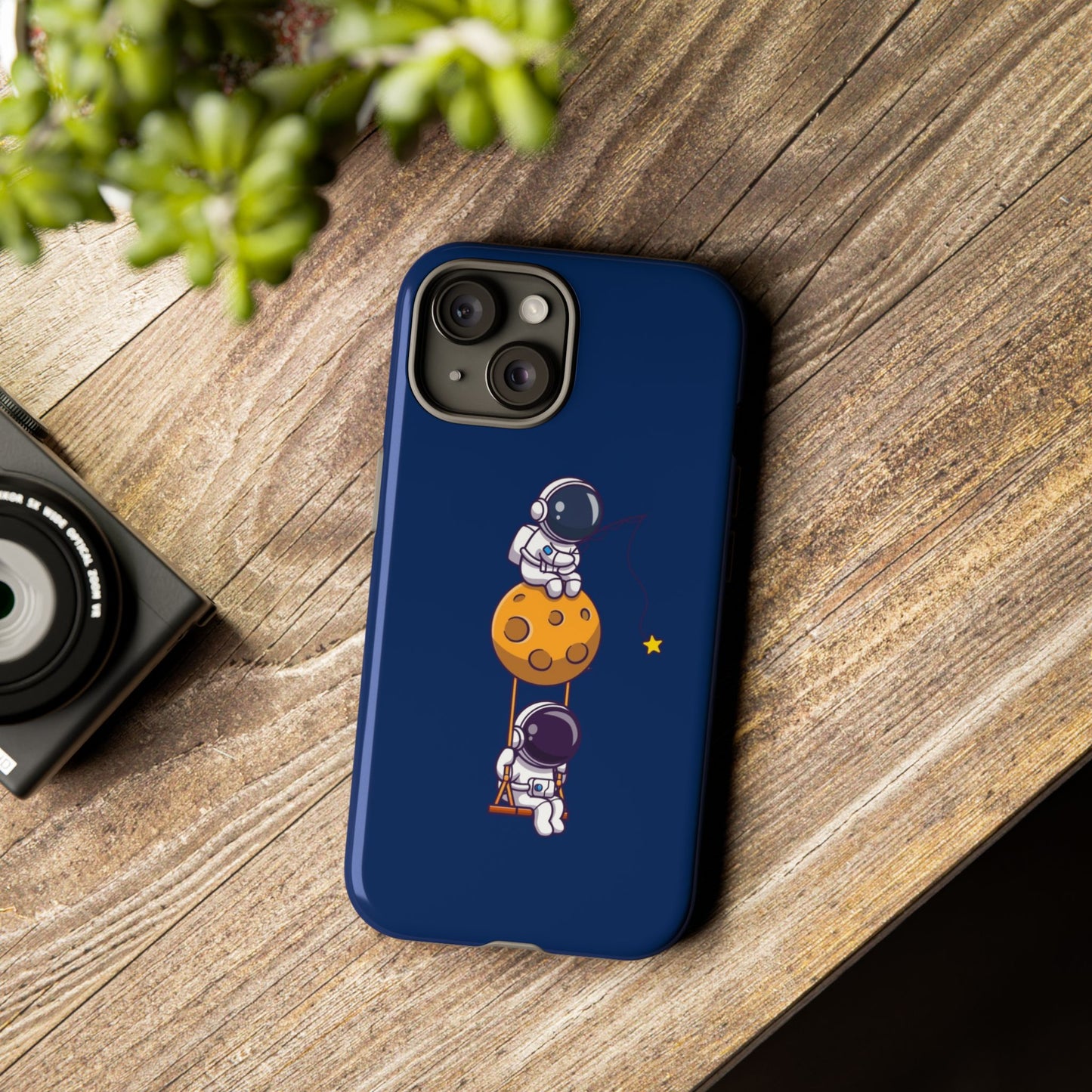 Astronaut Adventure Phone Case - Galaxy Design with Space Explorers