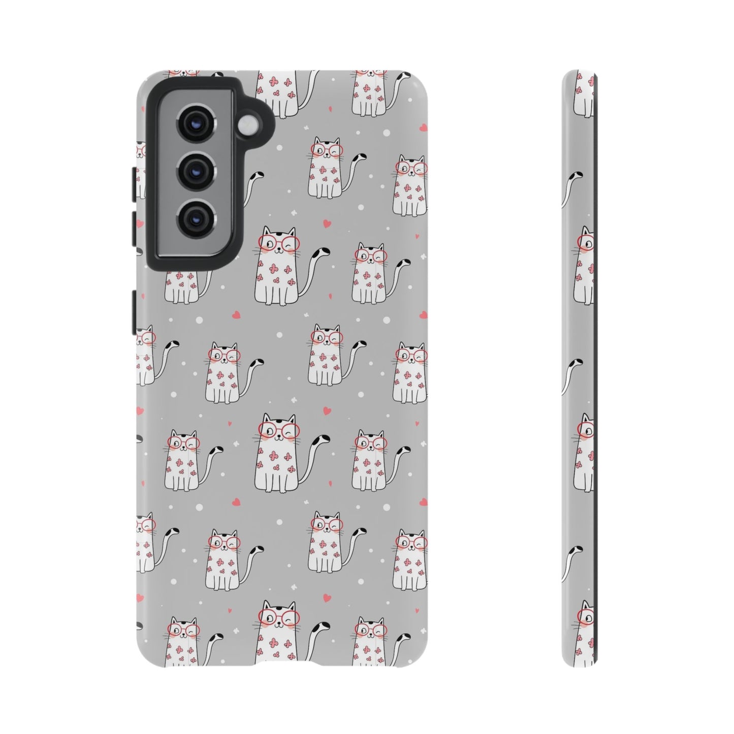 Durable Tough Phone Case, Stylish Glossy Cover, Trendy Cute Design, Perfect for Smartphone Use