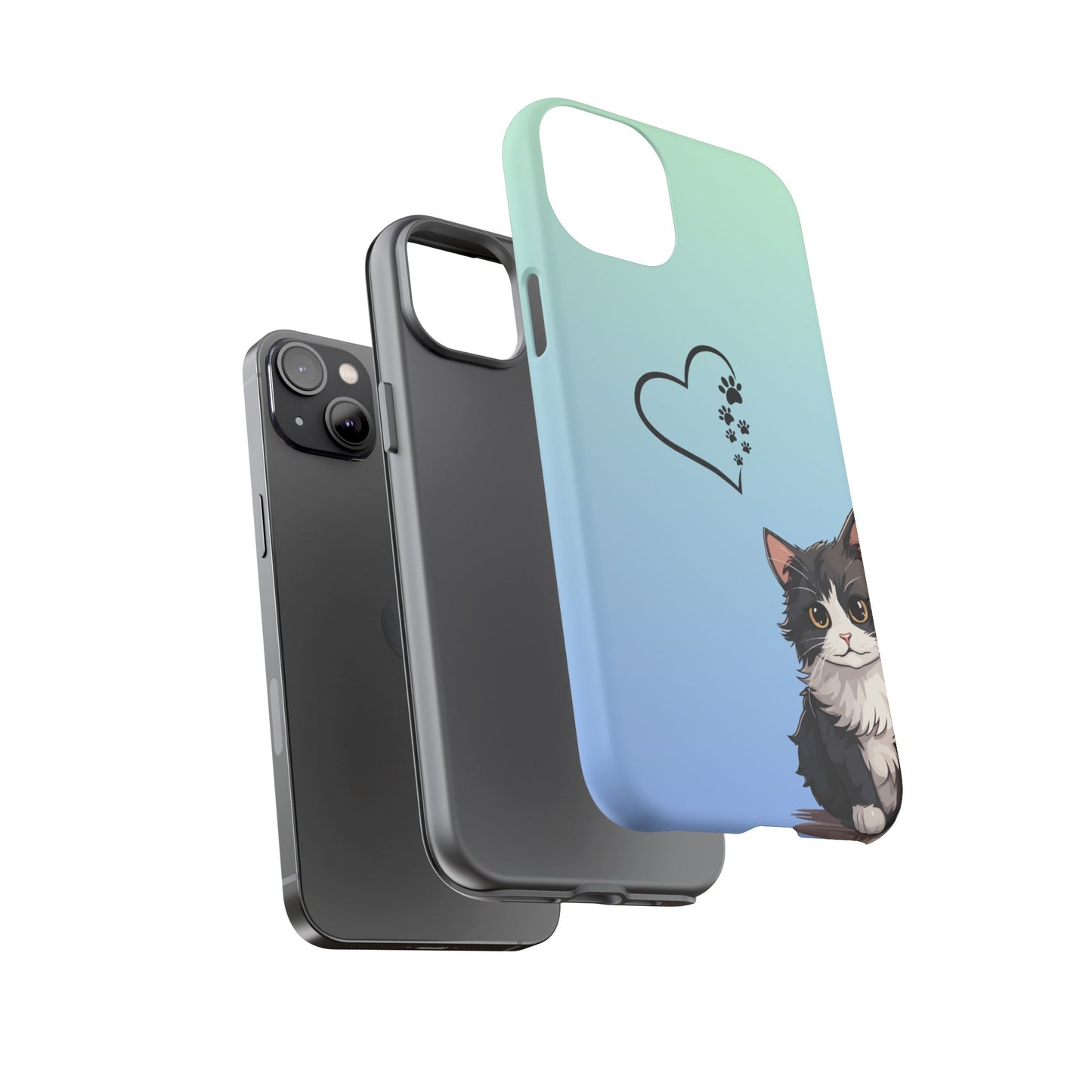 Tough Phone Case, Cute and Stylish Glossy Finish, Trendy Durable Design, Smartphone Protection