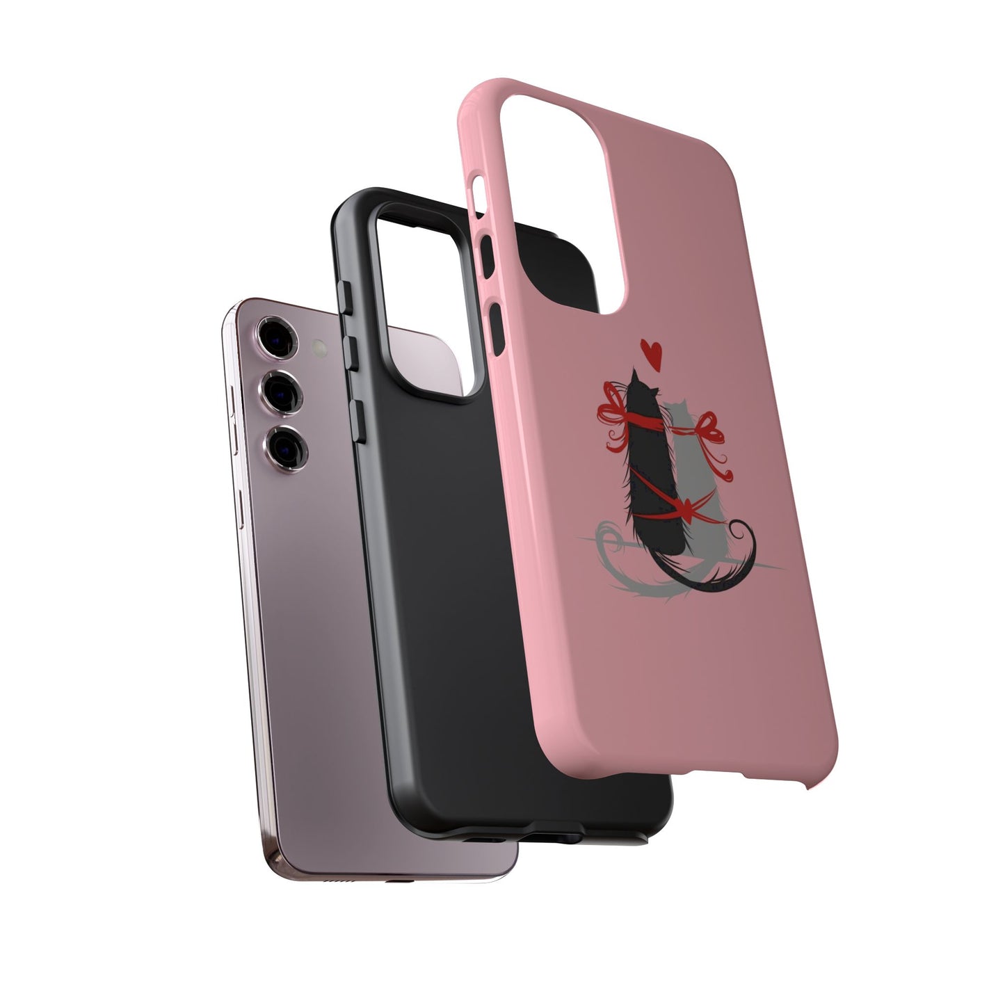 Cute Tough Phone Case, Trendy Glossy Finish, Durable and Fashionable, Stylish Everyday Cover, Smartphone Protection