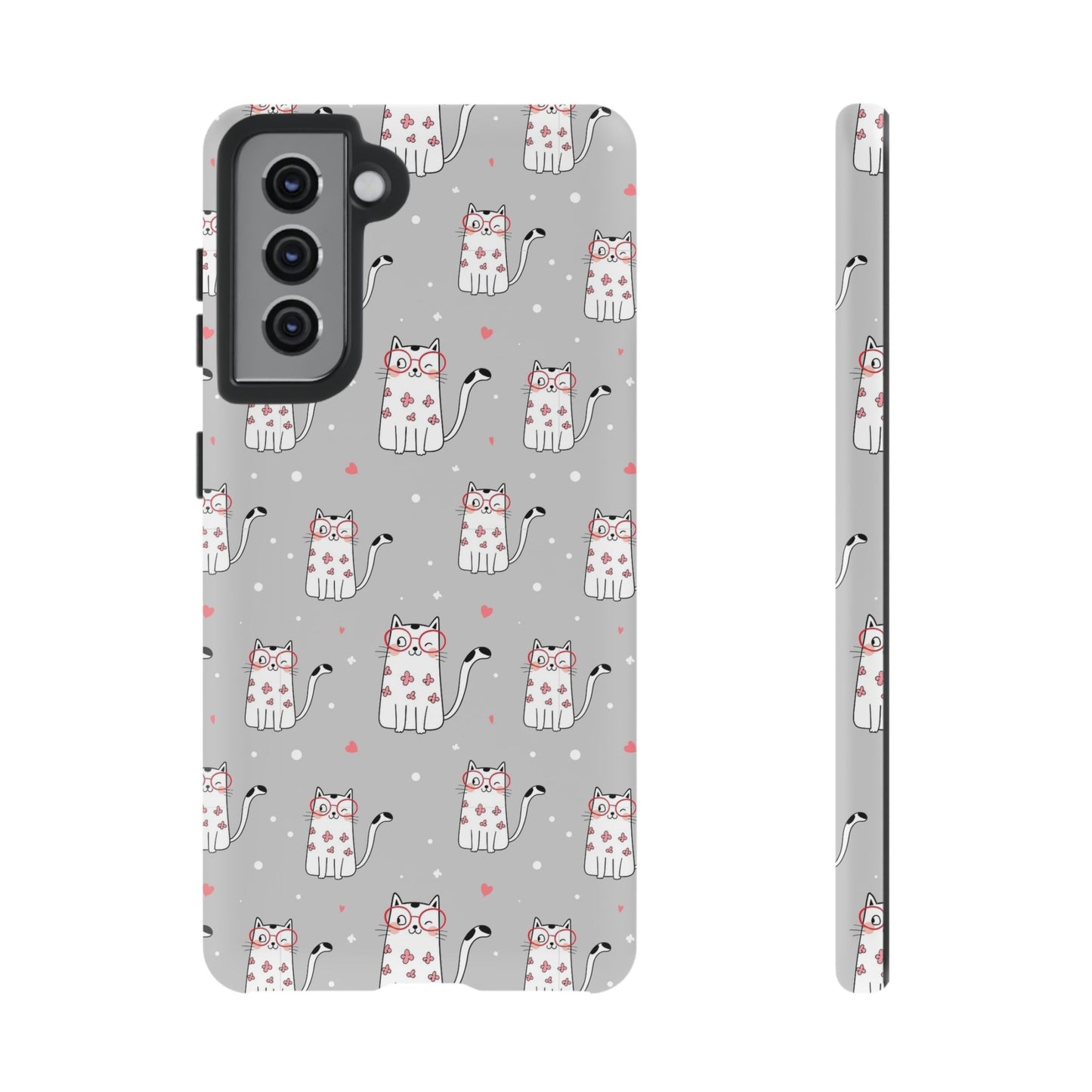 Durable Tough Phone Case, Stylish Glossy Cover, Trendy Cute Design, Perfect for Smartphone Use