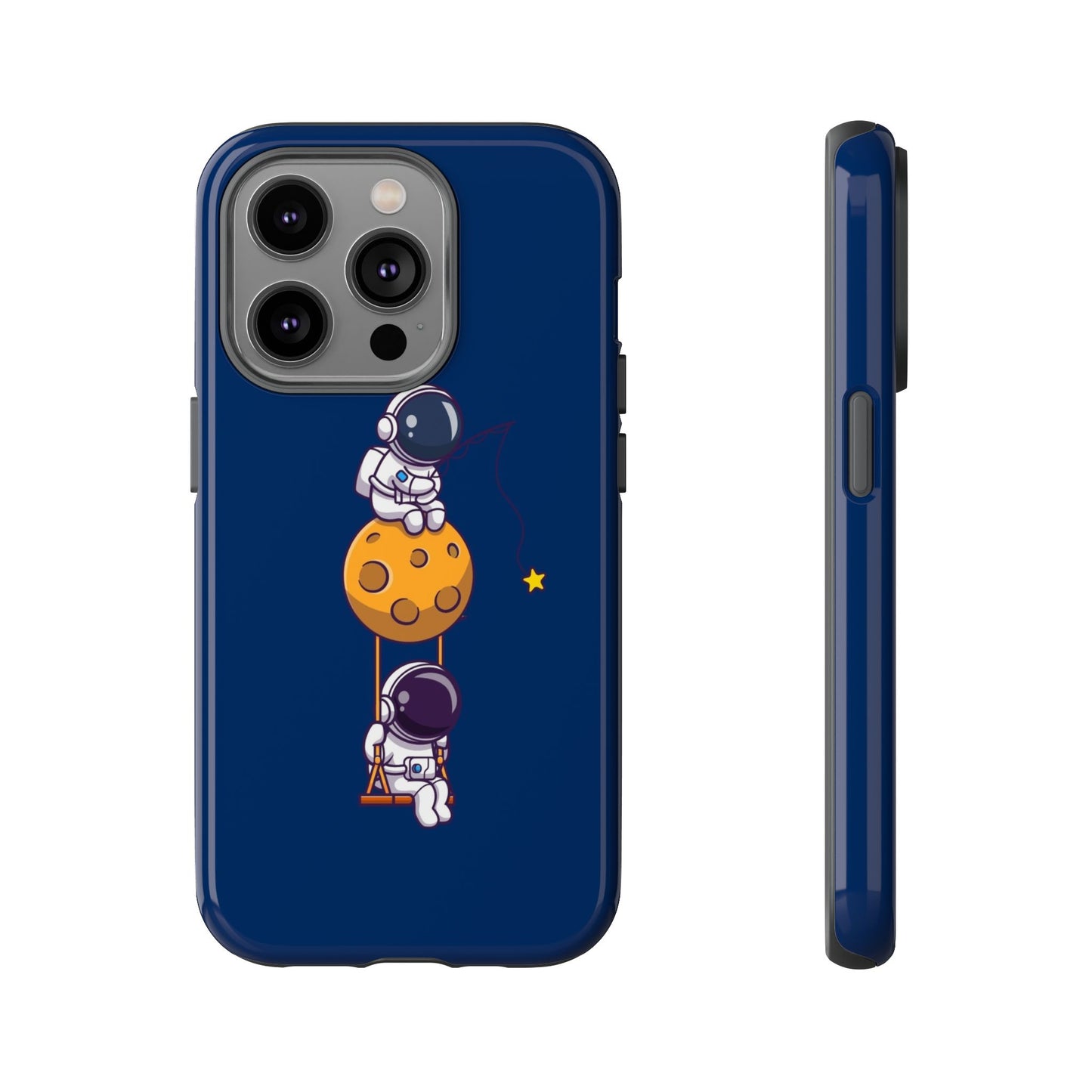 Astronaut Adventure Phone Case - Galaxy Design with Space Explorers