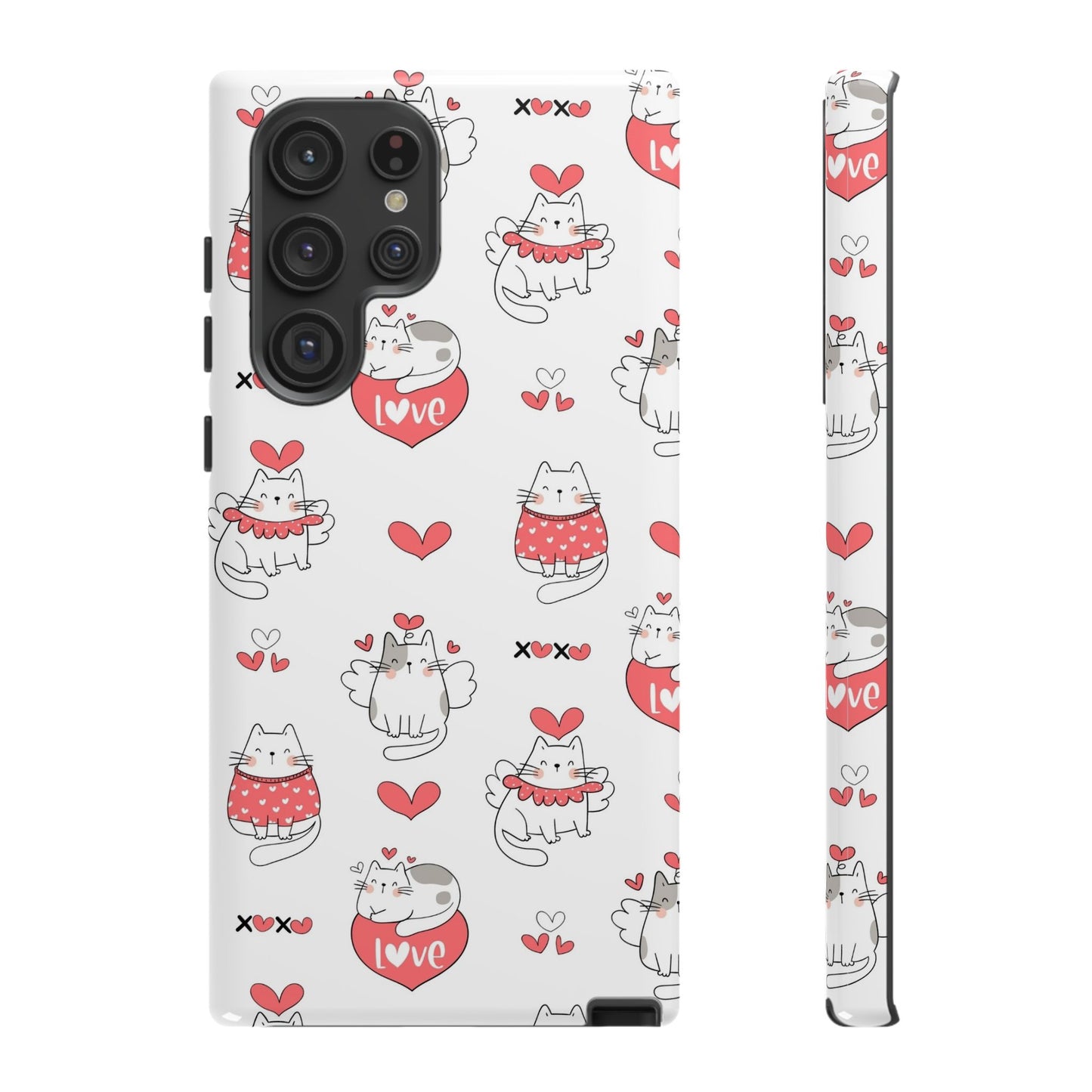Durable Tough Phone Case, Trendy Glossy Cover, Stylish Cute Design, Perfect for Smartphone Protection