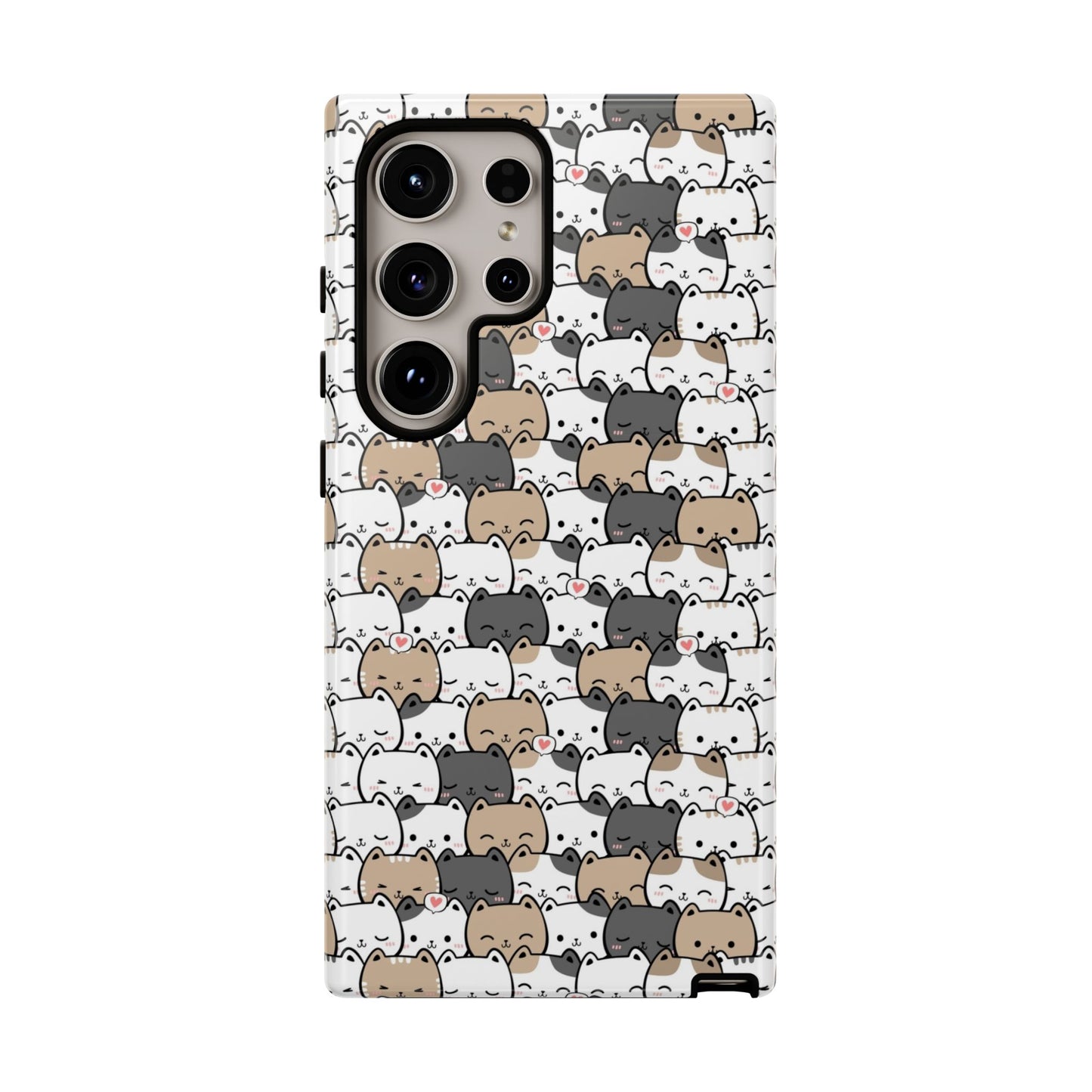 Tough Phone Case, Glossy Cute Finish, Durable and Stylish Design, Trendy Smartphone Protection