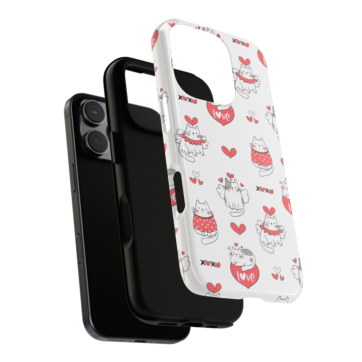 Durable Tough Phone Case, Trendy Glossy Cover, Stylish Cute Design, Perfect for Smartphone Protection