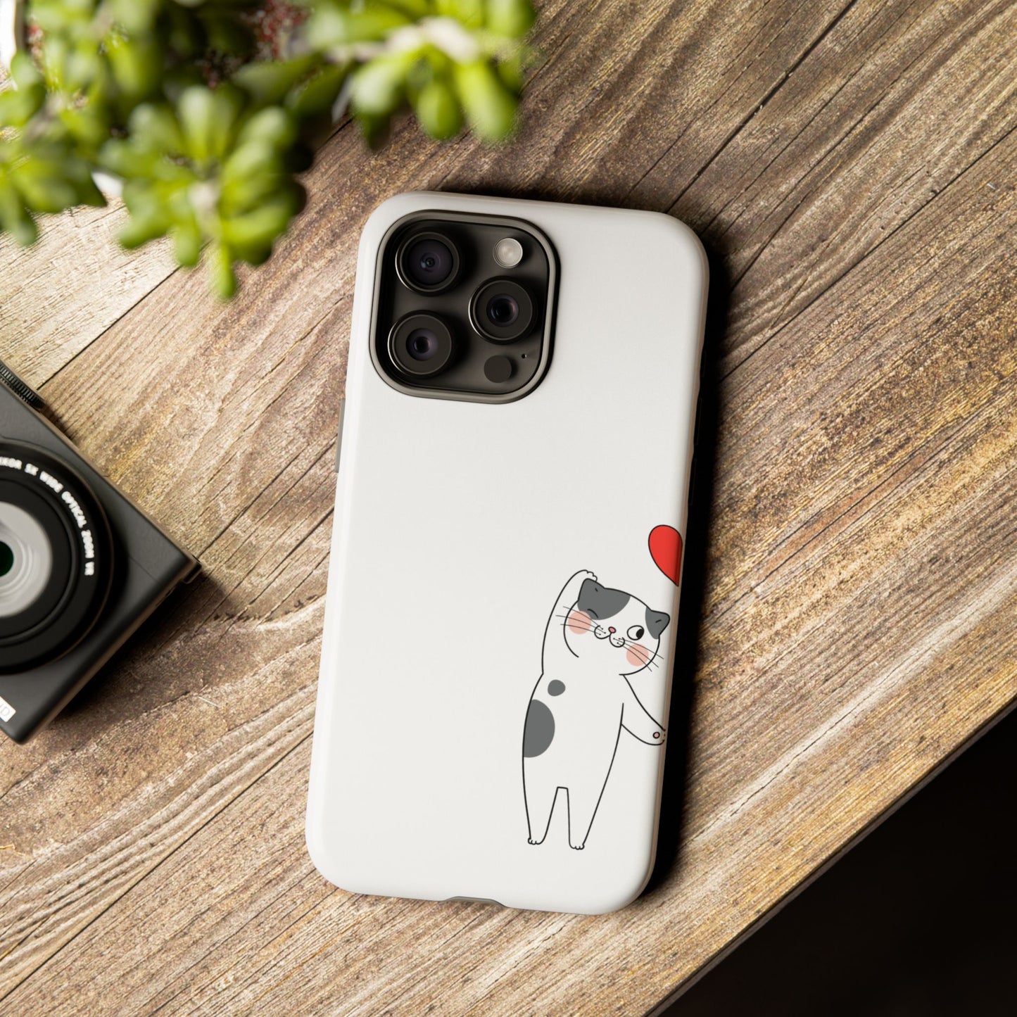 Tough Phone Case, Durable and Trendy Glossy Finish, Cute Stylish Design, Everyday Smartphone Protection