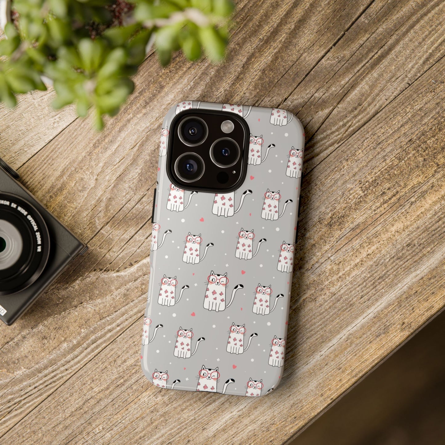 Durable Tough Phone Case, Stylish Glossy Cover, Trendy Cute Design, Perfect for Smartphone Use