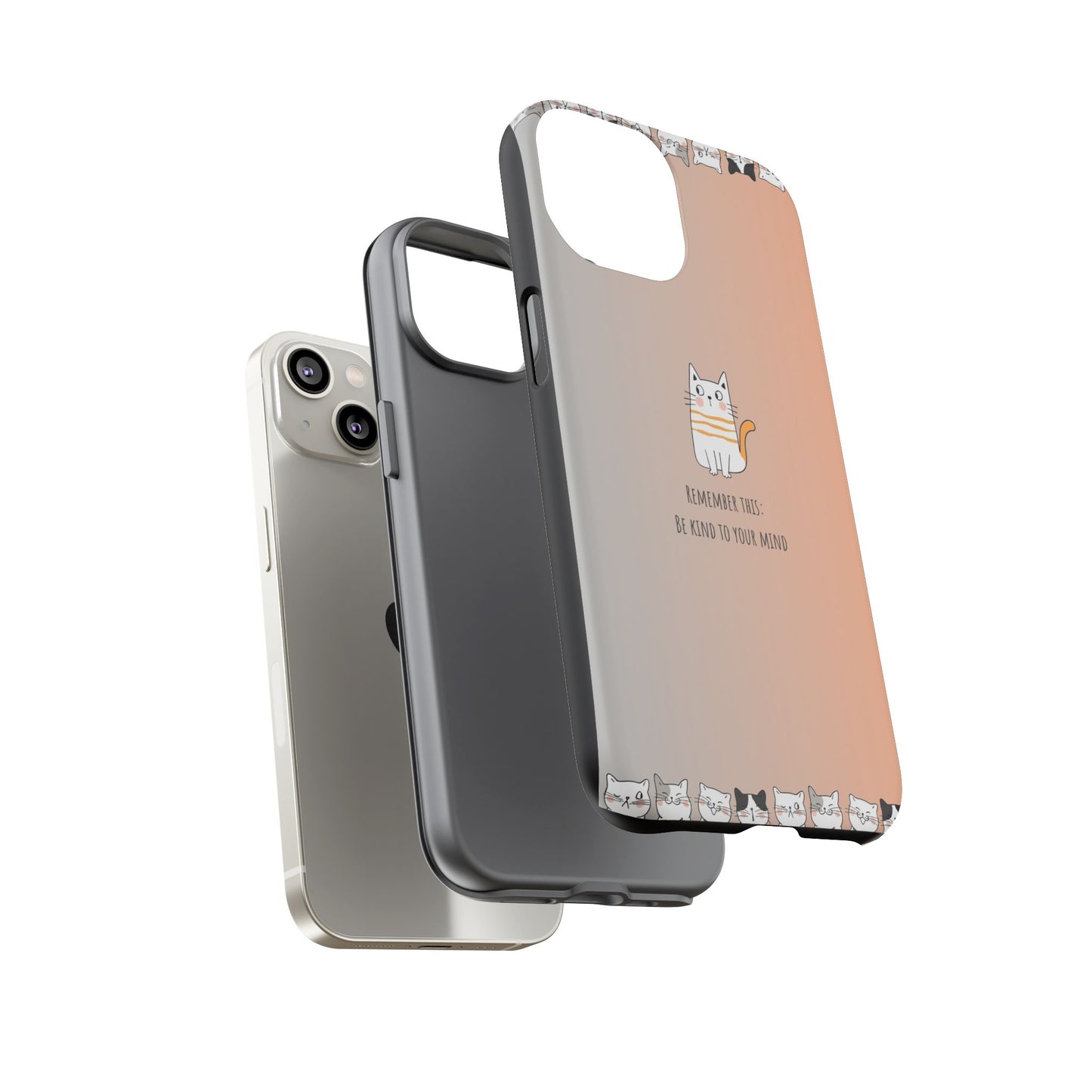 Durable Tough Phone Case, Cute Stylish Design, Glossy Trendy Cover for Smartphone Protection