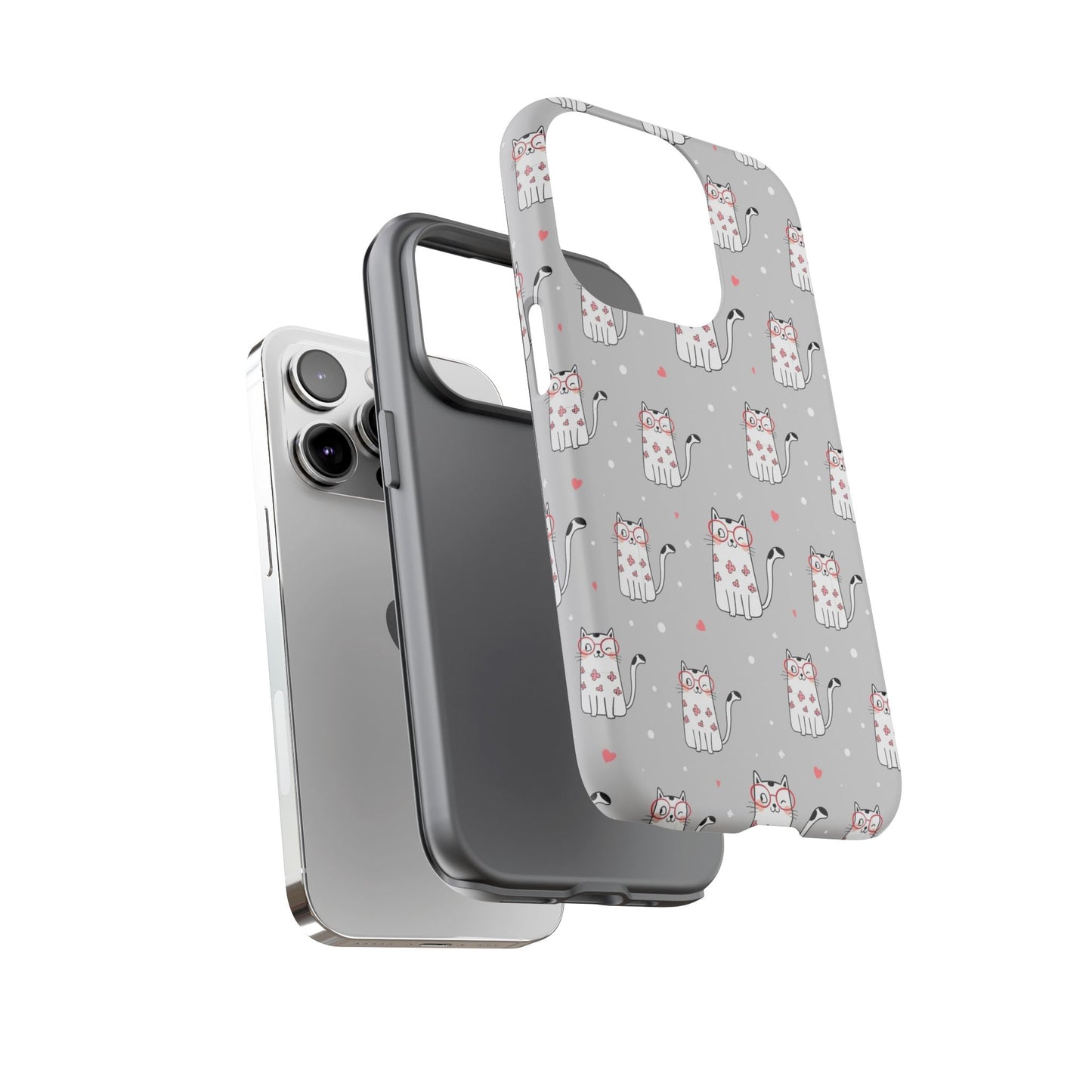 Durable Tough Phone Case, Stylish Glossy Cover, Trendy Cute Design, Perfect for Smartphone Use