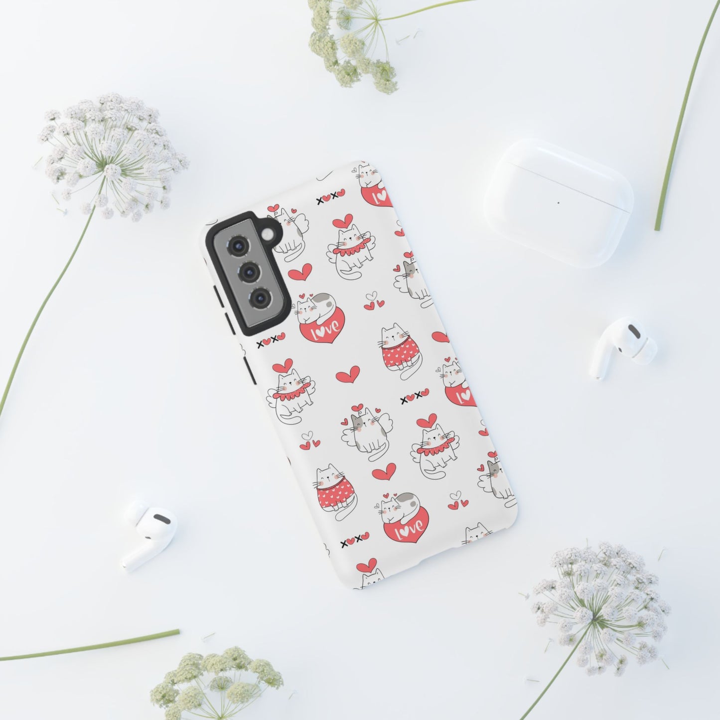 Durable Tough Phone Case, Trendy Glossy Cover, Stylish Cute Design, Perfect for Smartphone Protection