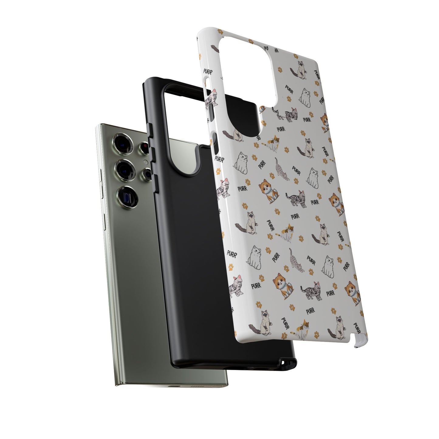 Tough Phone Case, Glossy Finish, Trendy and Cute, Durable Smartphone Protection for Daily Us