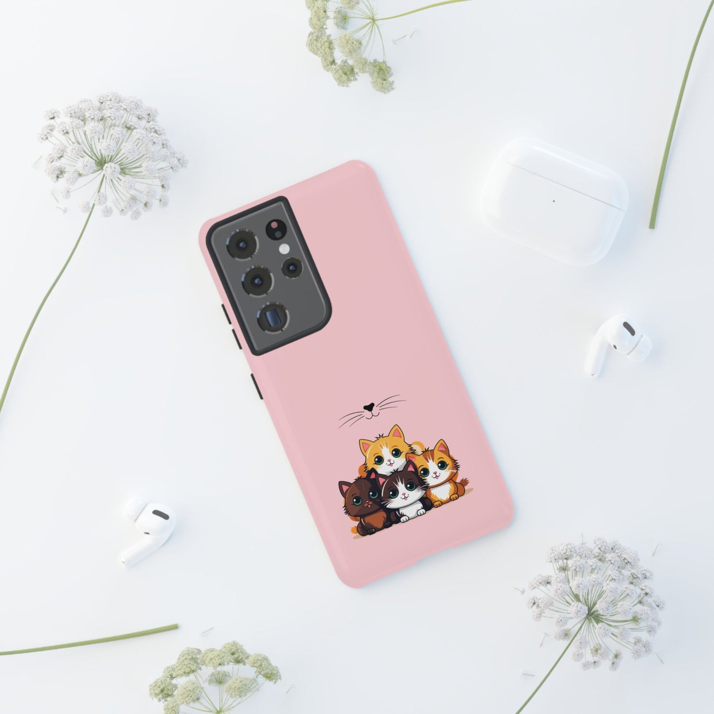 Durable Tough Phone Case, Glossy Stylish Finish, Trendy and Cute Design, Fashionable Everyday Smartphone Cover