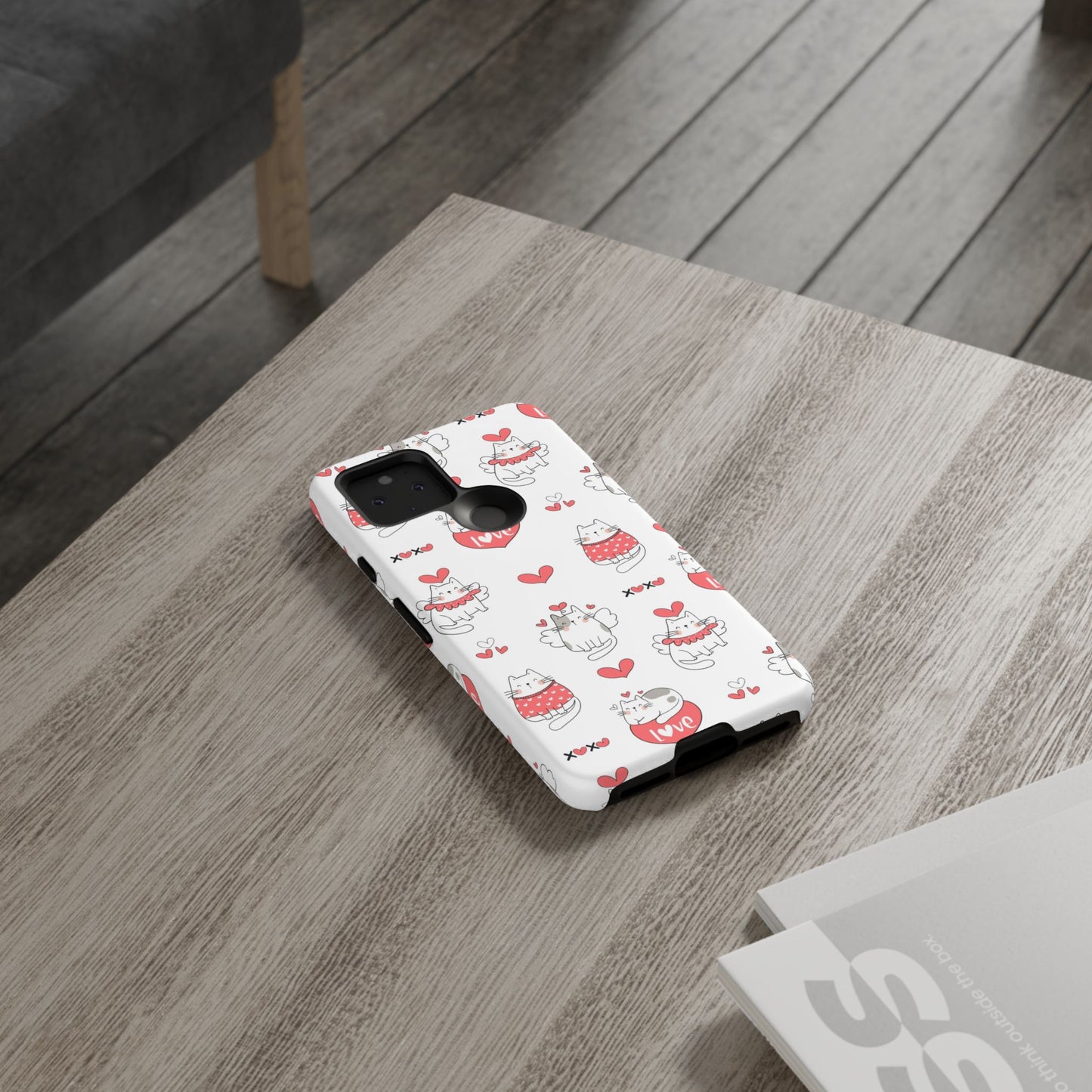 Durable Tough Phone Case, Trendy Glossy Cover, Stylish Cute Design, Perfect for Smartphone Protection