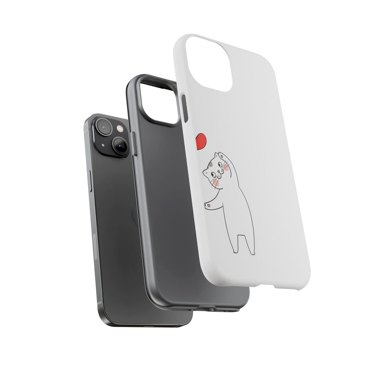 Tough Phone Case, Cute and Stylish Design, Durable Glossy Finish, Trendy Smartphone Protection for Daily Use