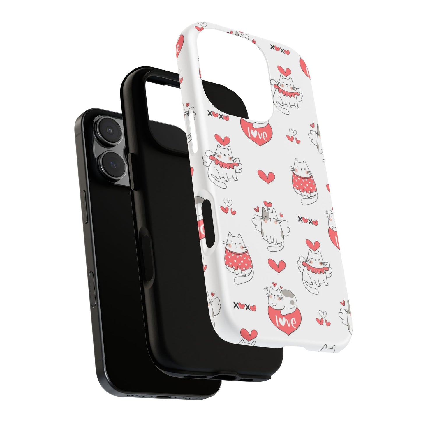 Durable Tough Phone Case, Trendy Glossy Cover, Stylish Cute Design, Perfect for Smartphone Protection
