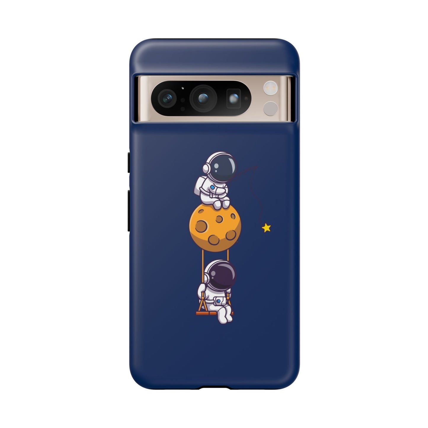 Astronaut Adventure Phone Case - Galaxy Design with Space Explorers