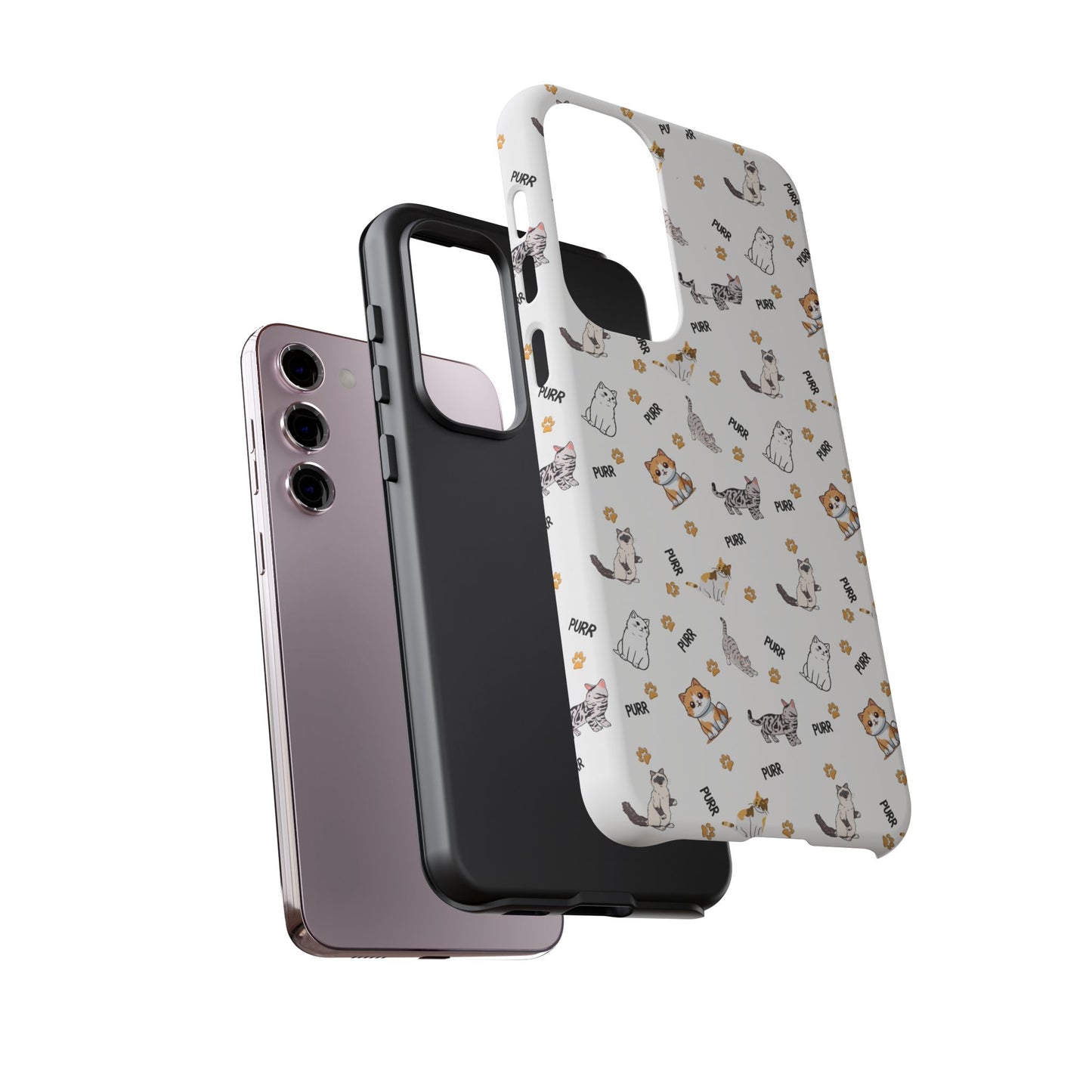 Tough Phone Case, Glossy Finish, Trendy and Cute, Durable Smartphone Protection for Daily Us