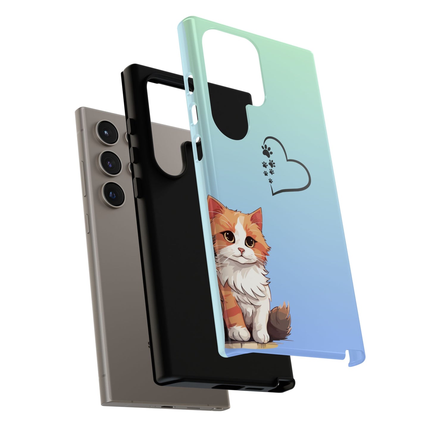 Trendy Tough Phone Case, Glossy Finish, Durable and Stylish, Cute Design for Smartphone Protection