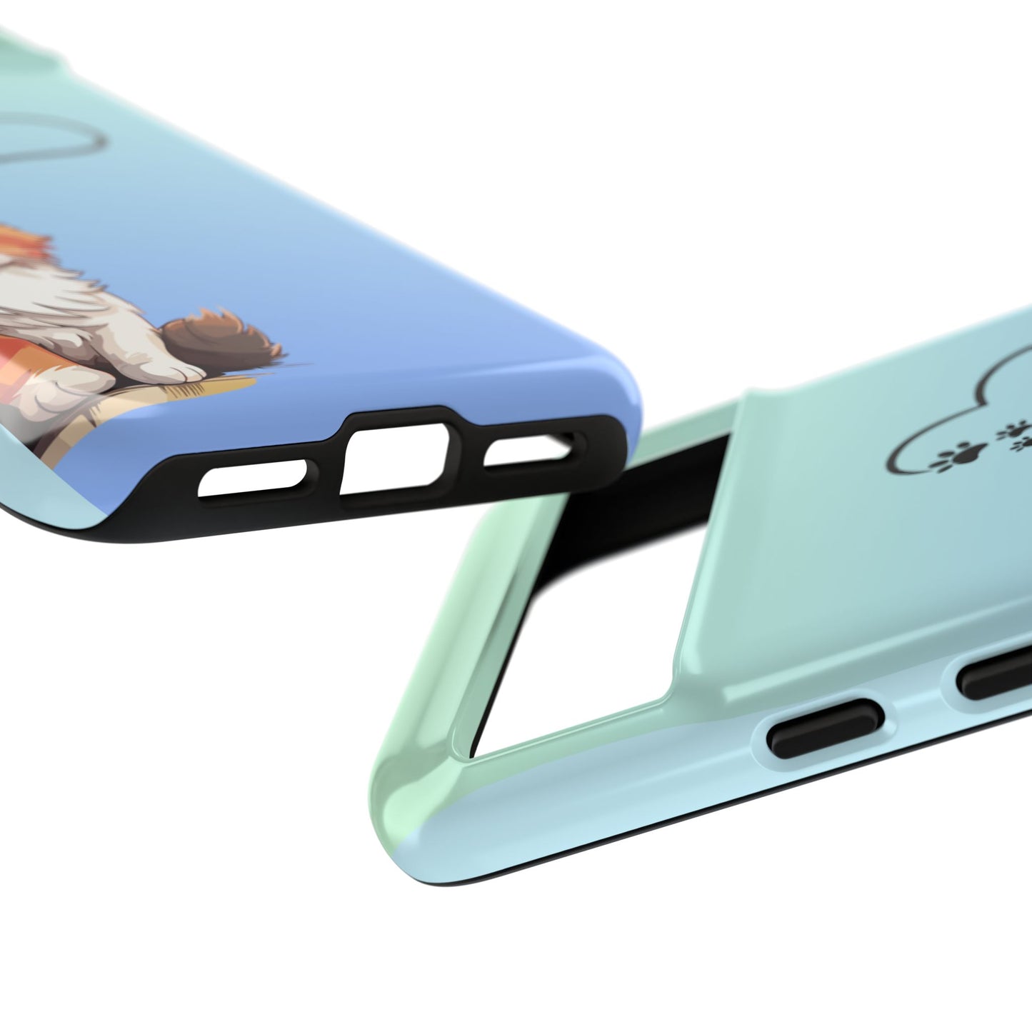 Trendy Tough Phone Case, Glossy Finish, Durable and Stylish, Cute Design for Smartphone Protection