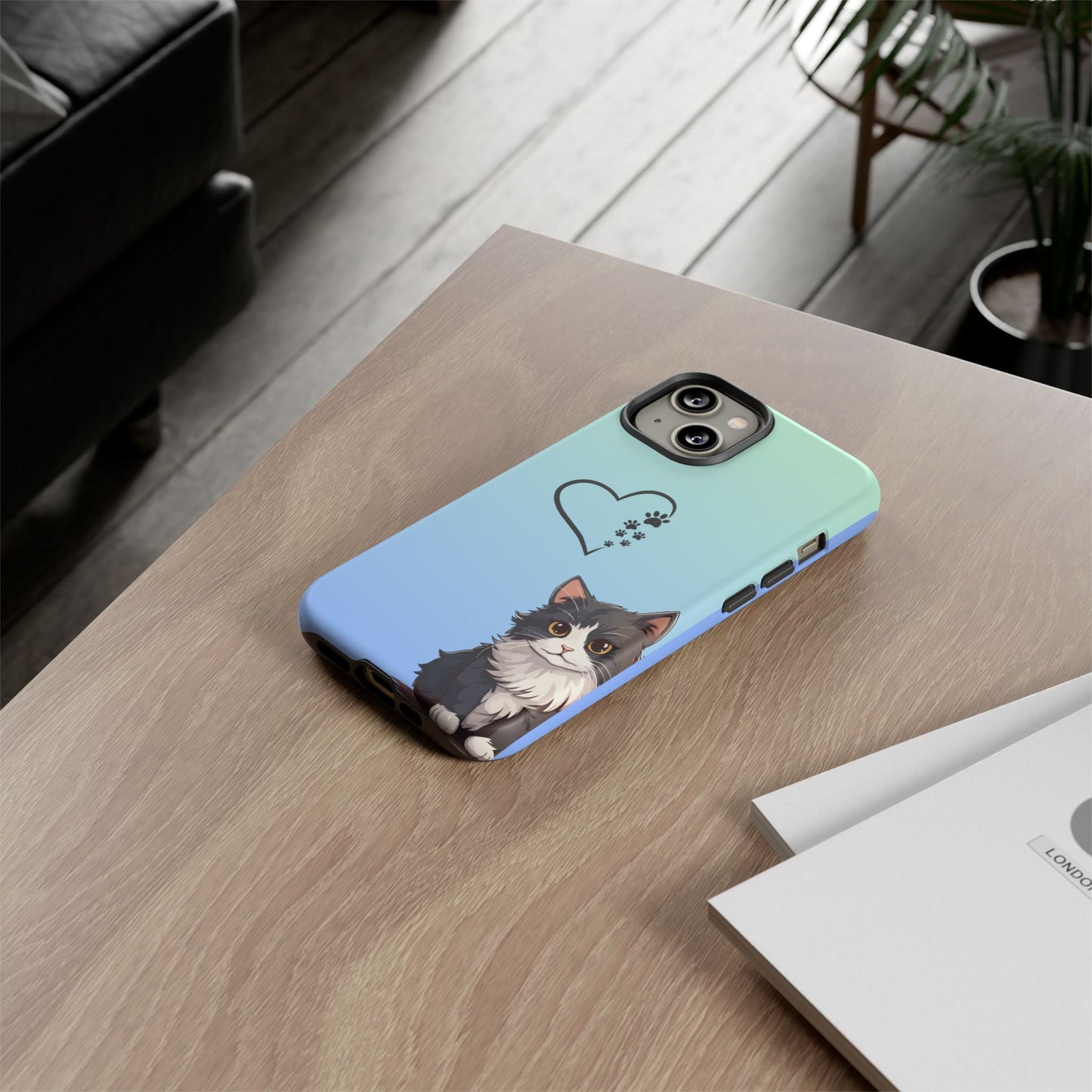 Tough Phone Case, Cute and Stylish Glossy Finish, Trendy Durable Design, Smartphone Protection
