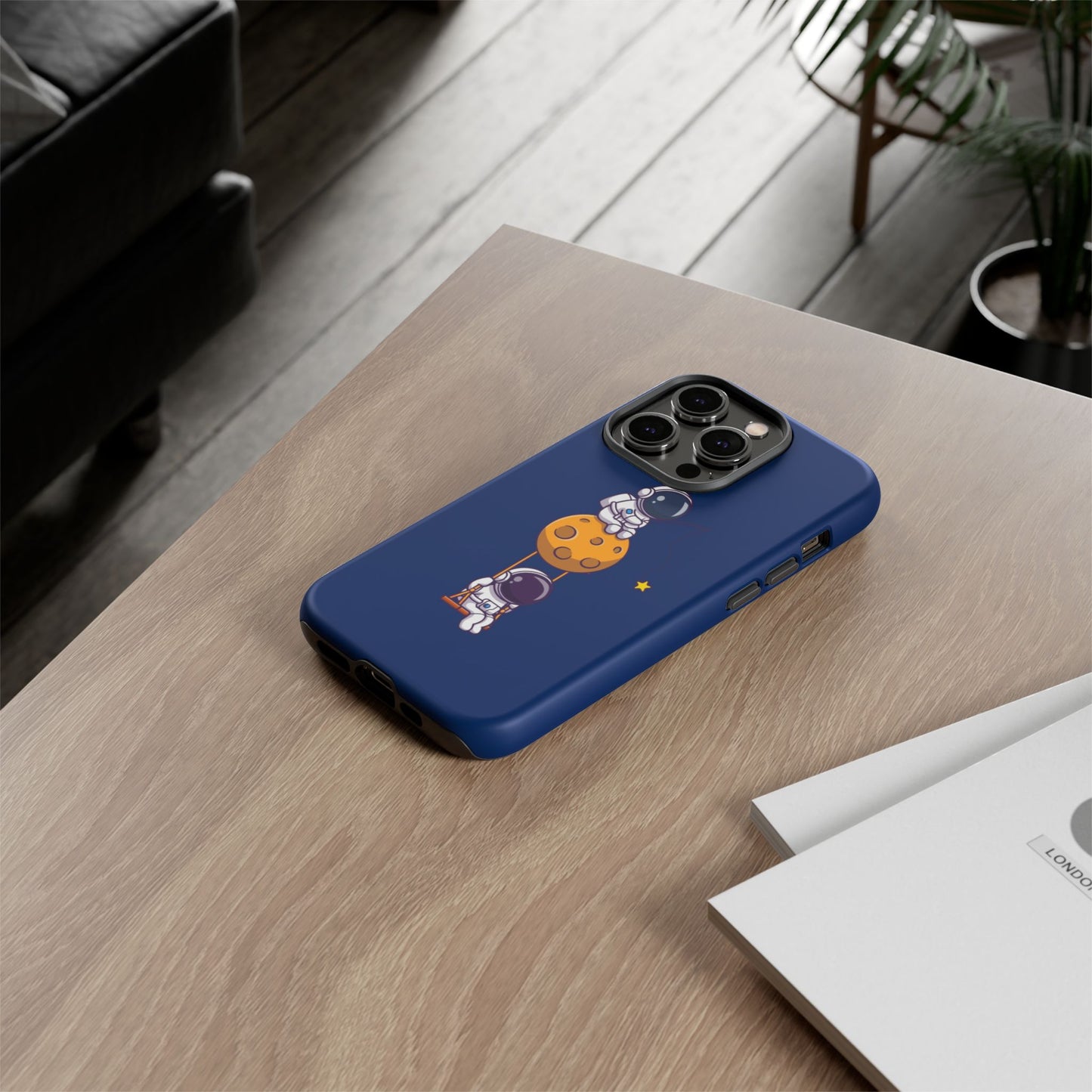 Astronaut Adventure Phone Case - Galaxy Design with Space Explorers