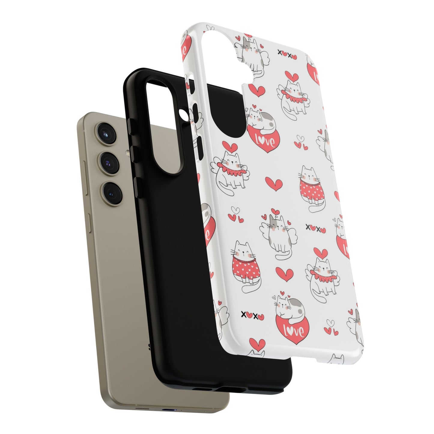 Durable Tough Phone Case, Trendy Glossy Cover, Stylish Cute Design, Perfect for Smartphone Protection