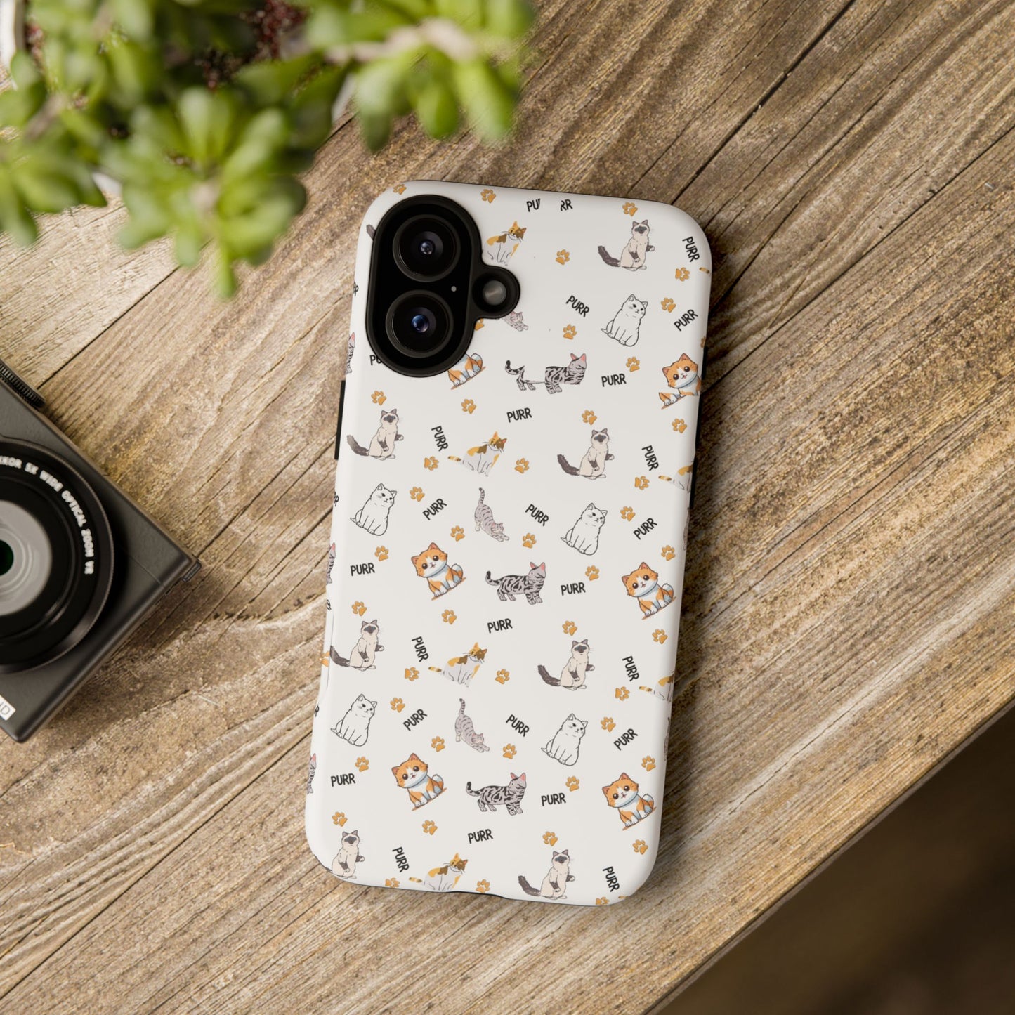 Tough Phone Case, Glossy Finish, Trendy and Cute, Durable Smartphone Protection for Daily Us