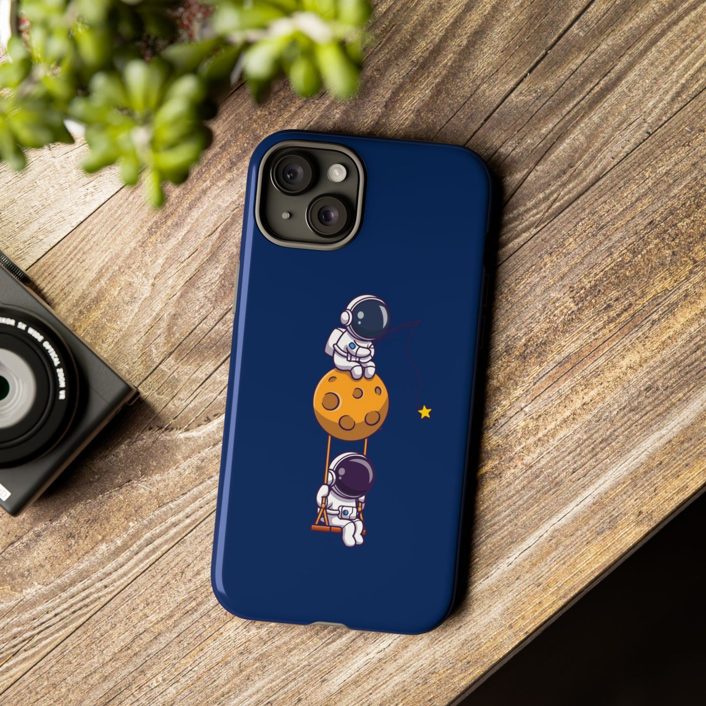 Astronaut Adventure Phone Case - Galaxy Design with Space Explorers