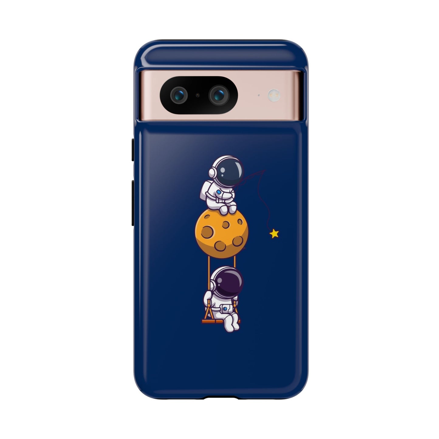 Astronaut Adventure Phone Case - Galaxy Design with Space Explorers