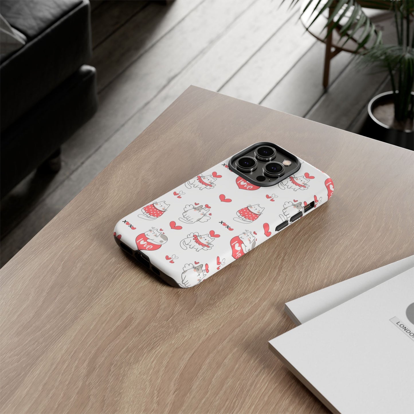 Durable Tough Phone Case, Trendy Glossy Cover, Stylish Cute Design, Perfect for Smartphone Protection