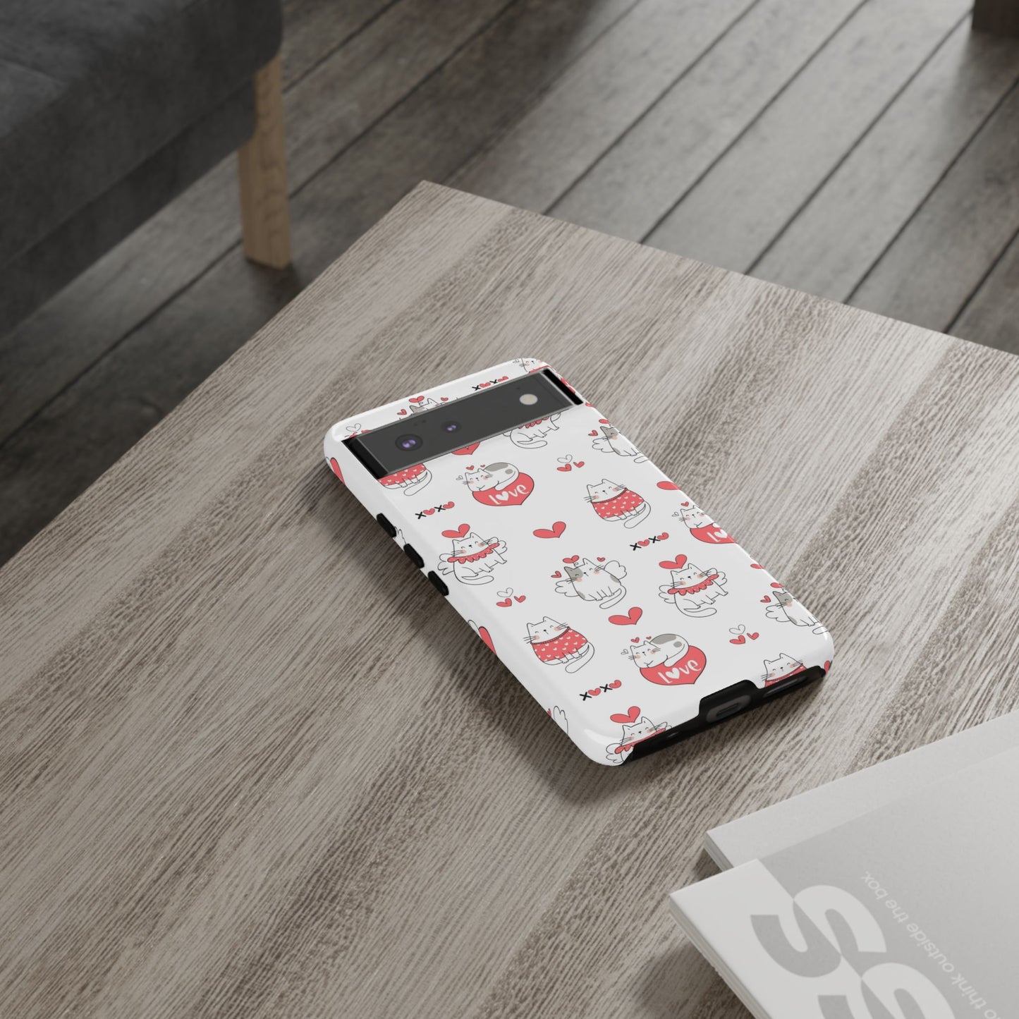 Durable Tough Phone Case, Trendy Glossy Cover, Stylish Cute Design, Perfect for Smartphone Protection