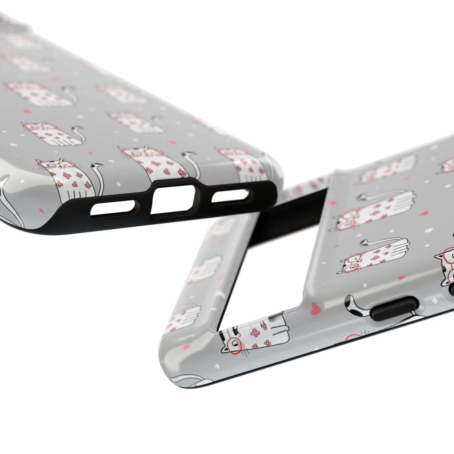 Durable Tough Phone Case, Stylish Glossy Cover, Trendy Cute Design, Perfect for Smartphone Use