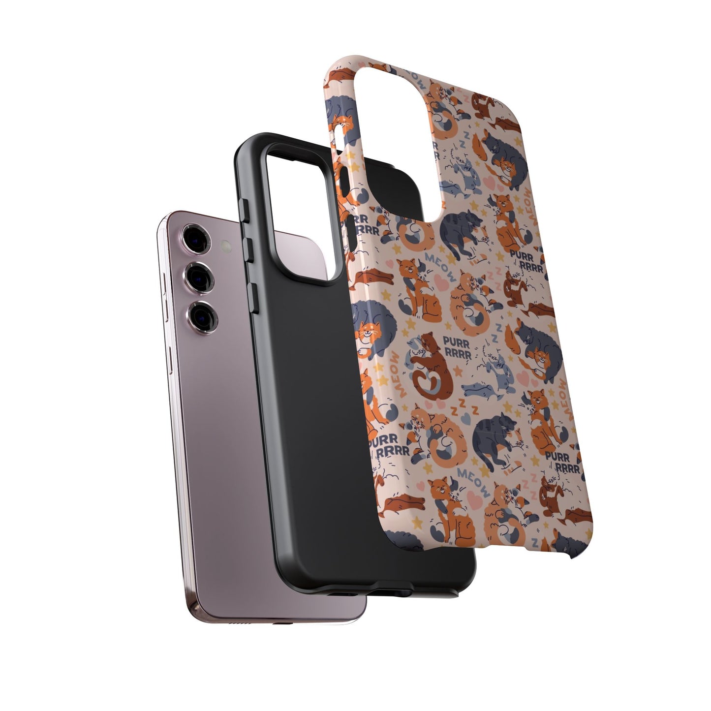 Durable Tough Phone Case, Trendy Cute Glossy Design, Stylish Smartphone Protection for Everyday Use
