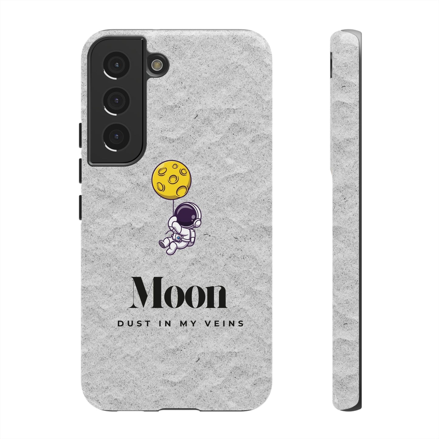 Astronaut Moon Phone Case - "Dust in My Veins" Durable Tough Case