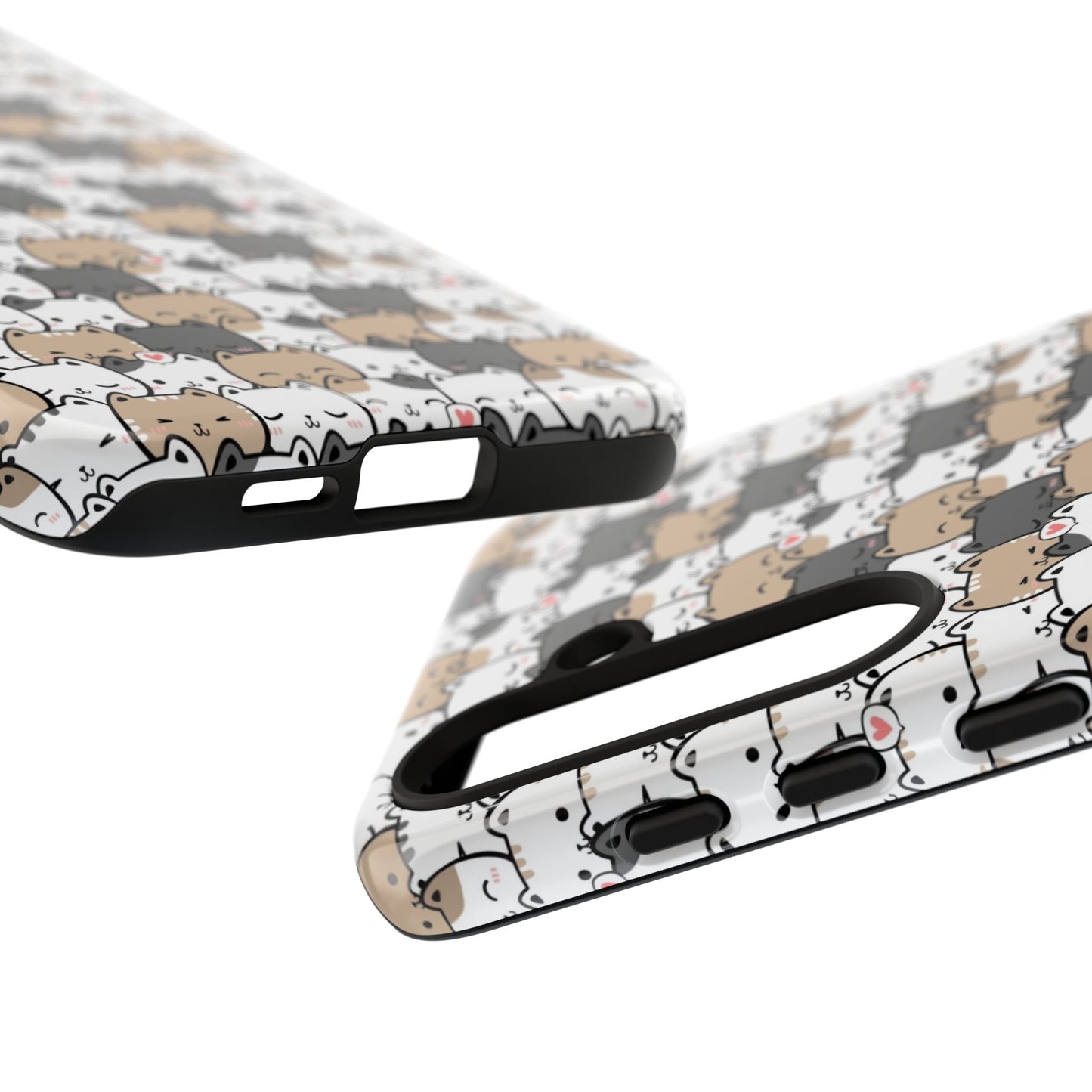 Tough Phone Case, Glossy Cute Finish, Durable and Stylish Design, Trendy Smartphone Protection