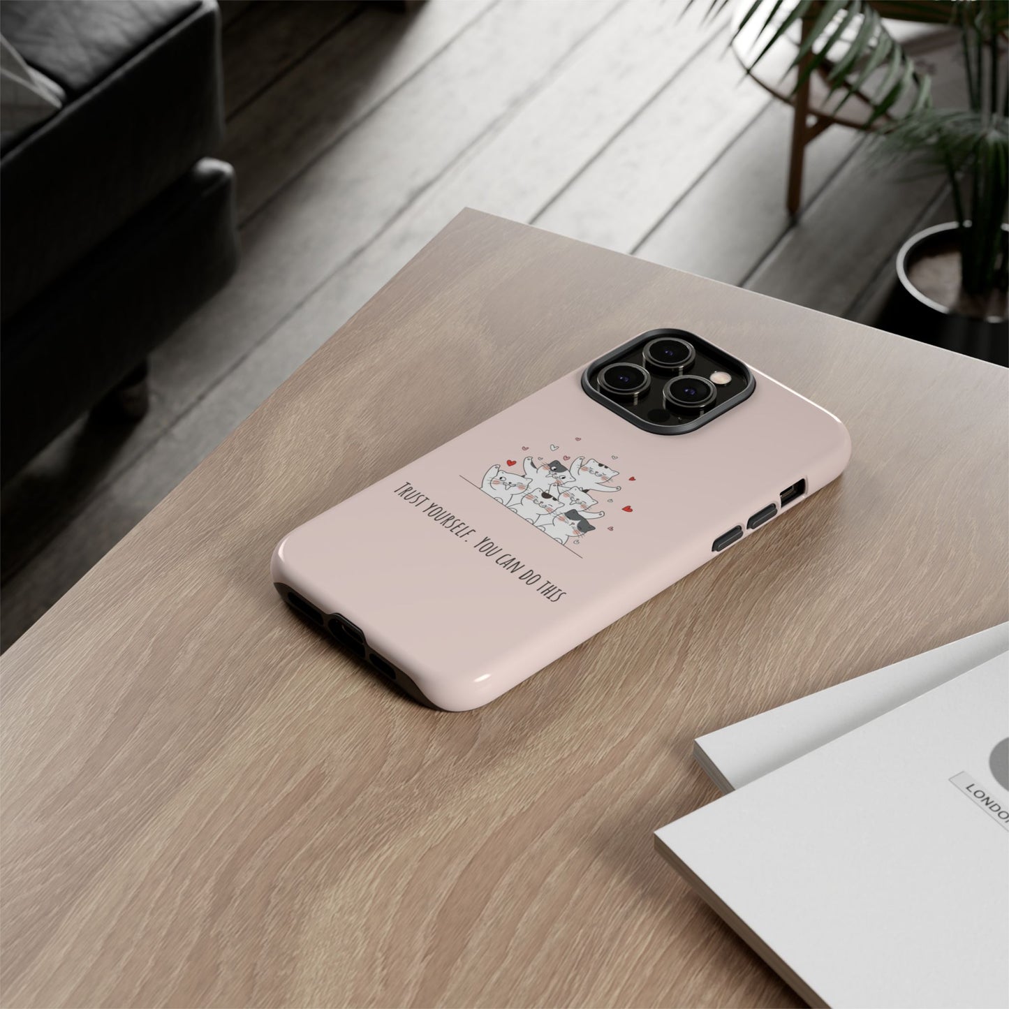 Tough Phone Case, Stylish Glossy Finish, Durable Design, Cute and Trendy Cover for Smartphones