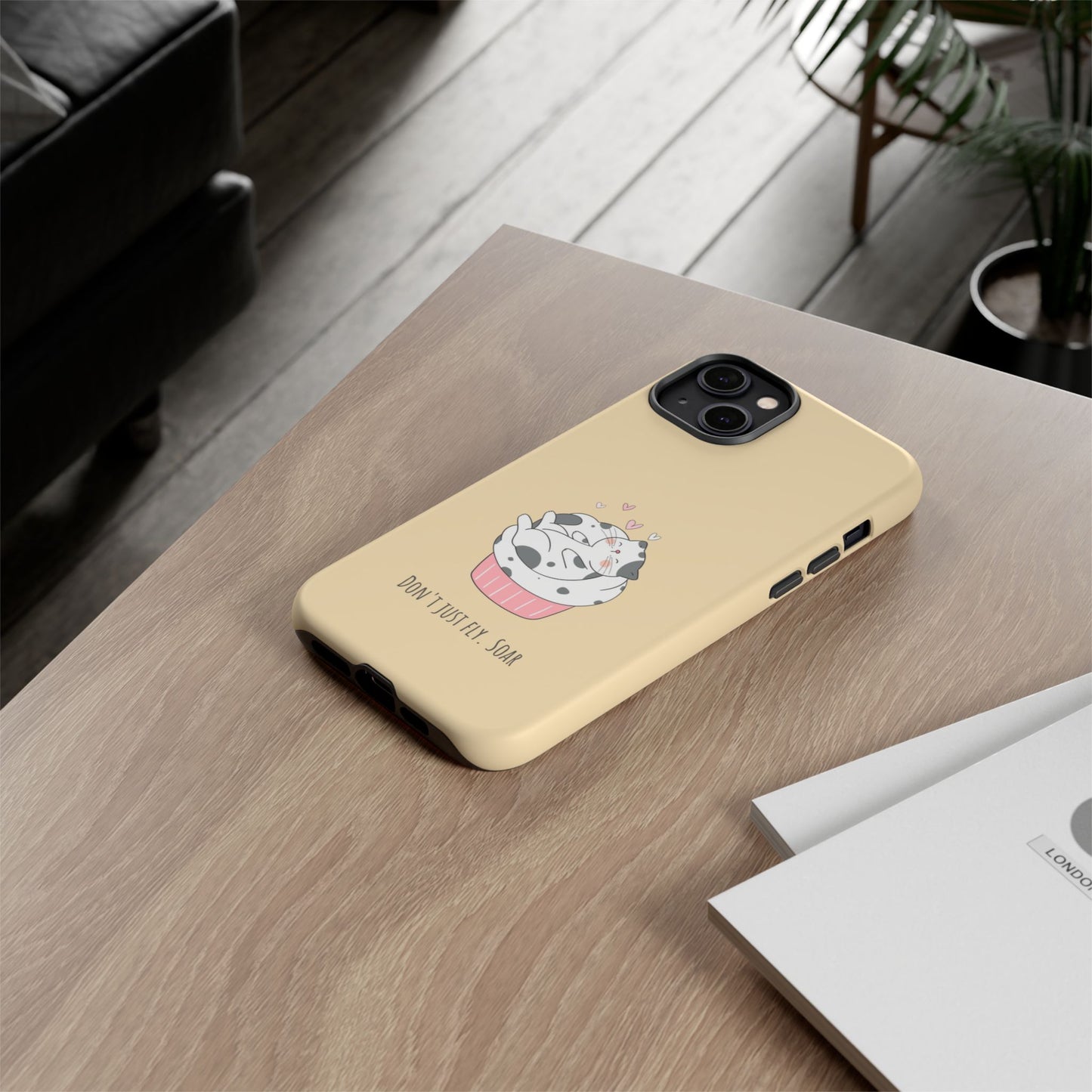 Tough Phone Case, Glossy Cute Design, Durable and Stylish, Trendy Smartphone Cover for Daily Use