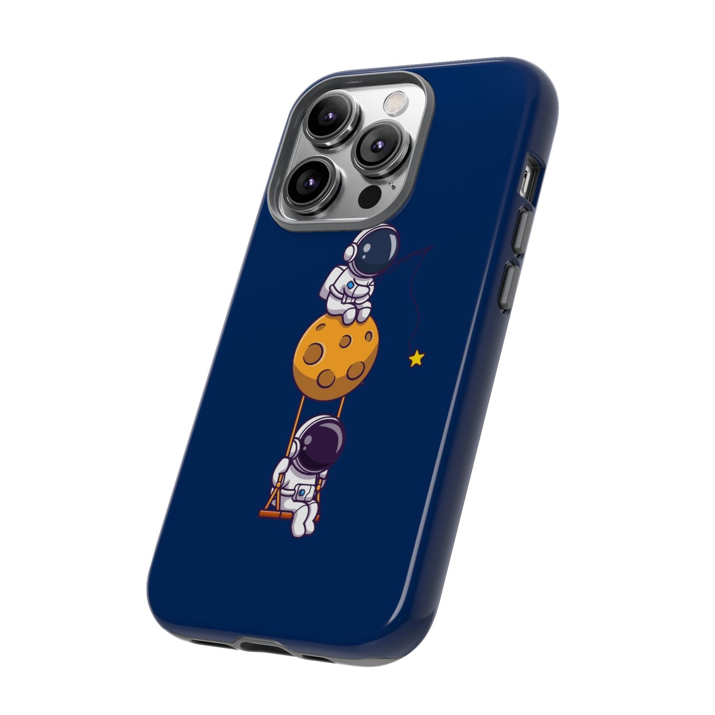 Astronaut Adventure Phone Case - Galaxy Design with Space Explorers