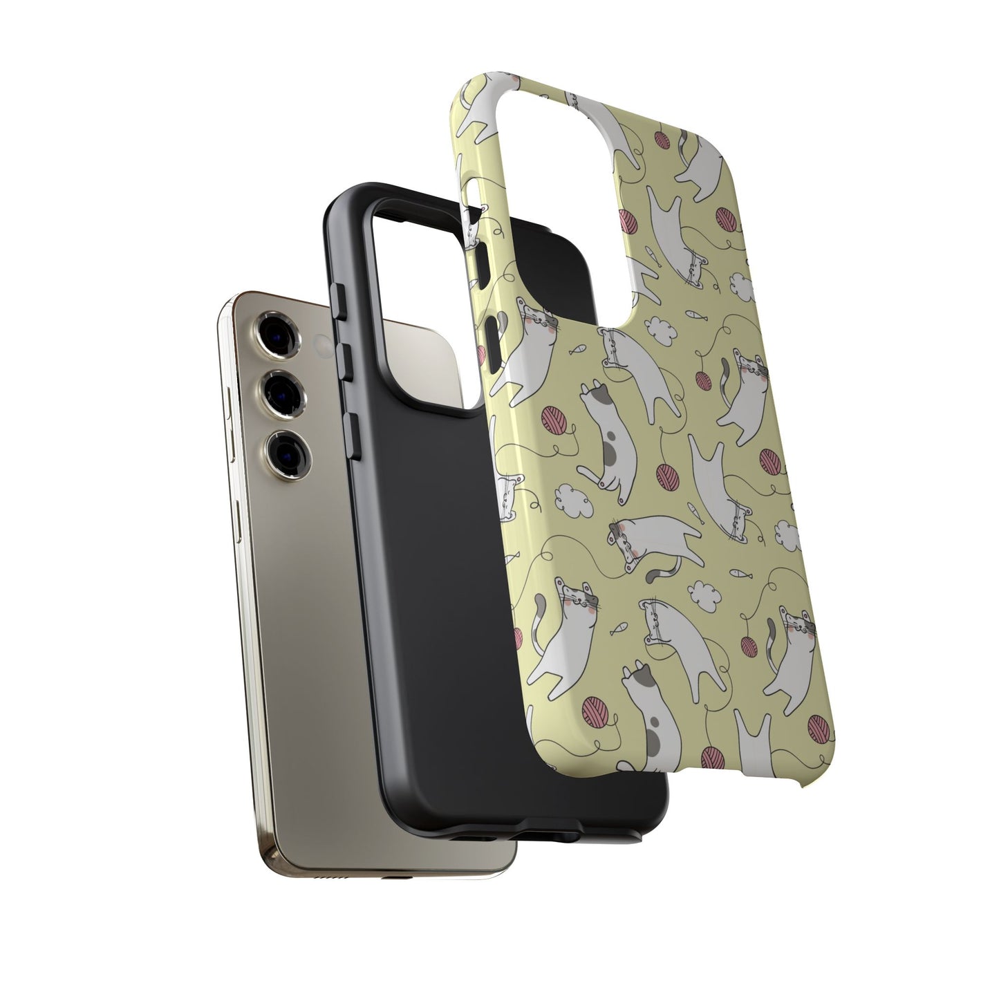 Durable Tough Phone Case, Cute Glossy Cover, Stylish and Trendy Smartphone Protection for Daily Use