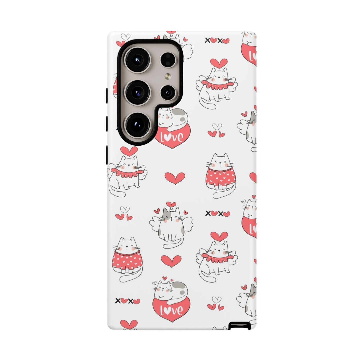 Durable Tough Phone Case, Trendy Glossy Cover, Stylish Cute Design, Perfect for Smartphone Protection