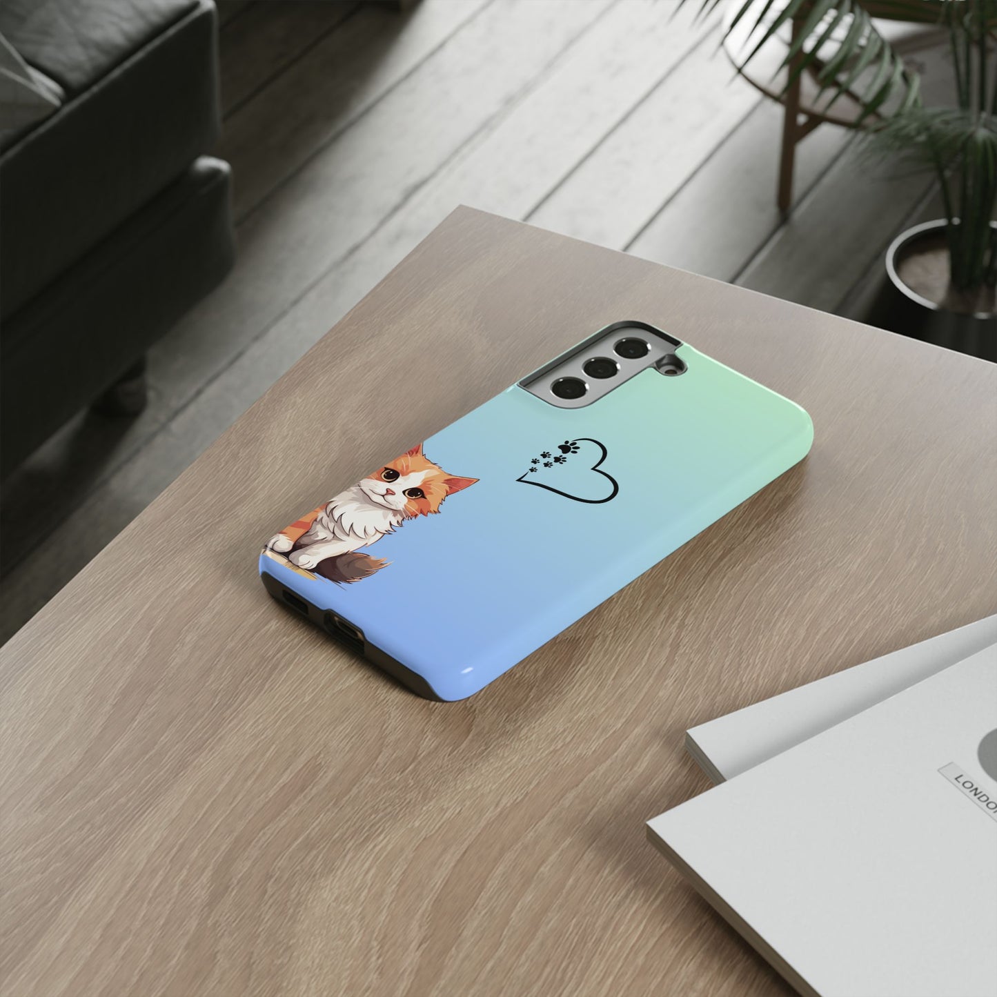 Trendy Tough Phone Case, Glossy Finish, Durable and Stylish, Cute Design for Smartphone Protection