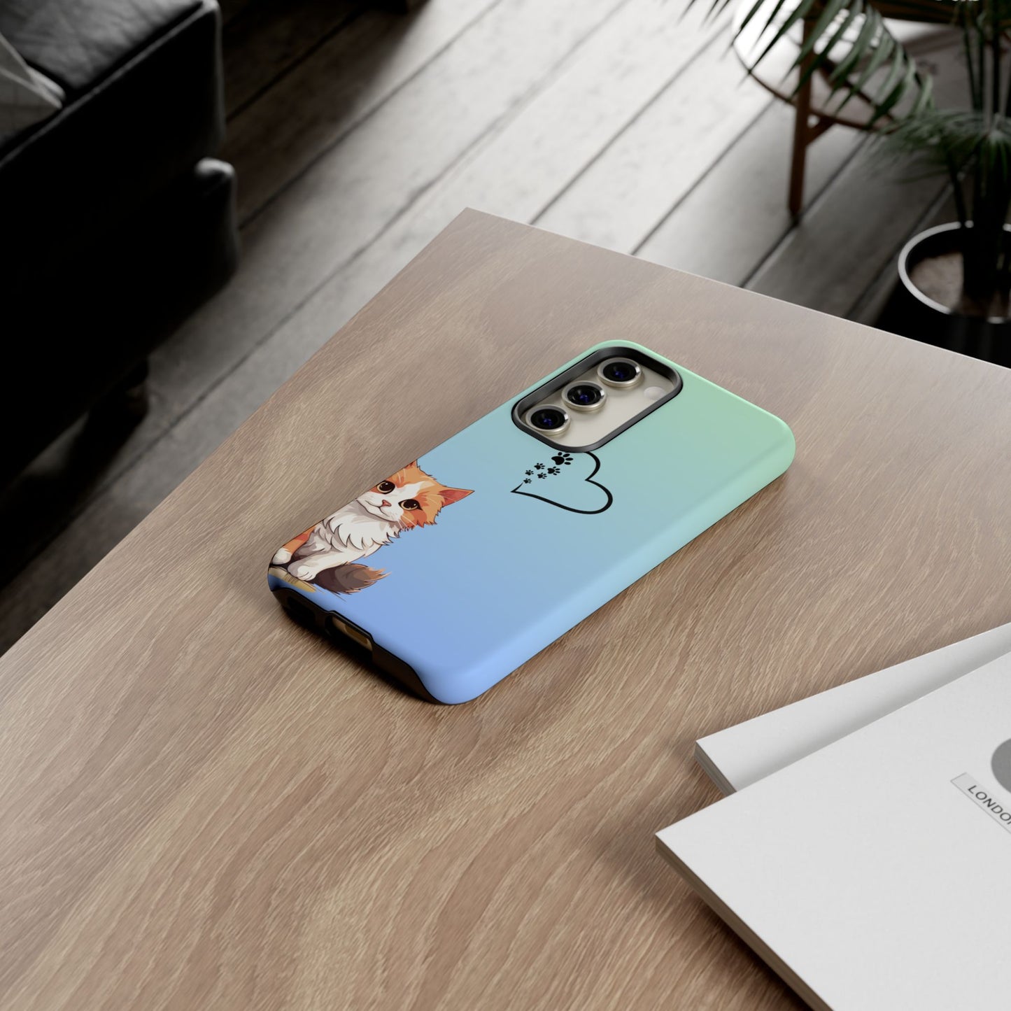 Trendy Tough Phone Case, Glossy Finish, Durable and Stylish, Cute Design for Smartphone Protection